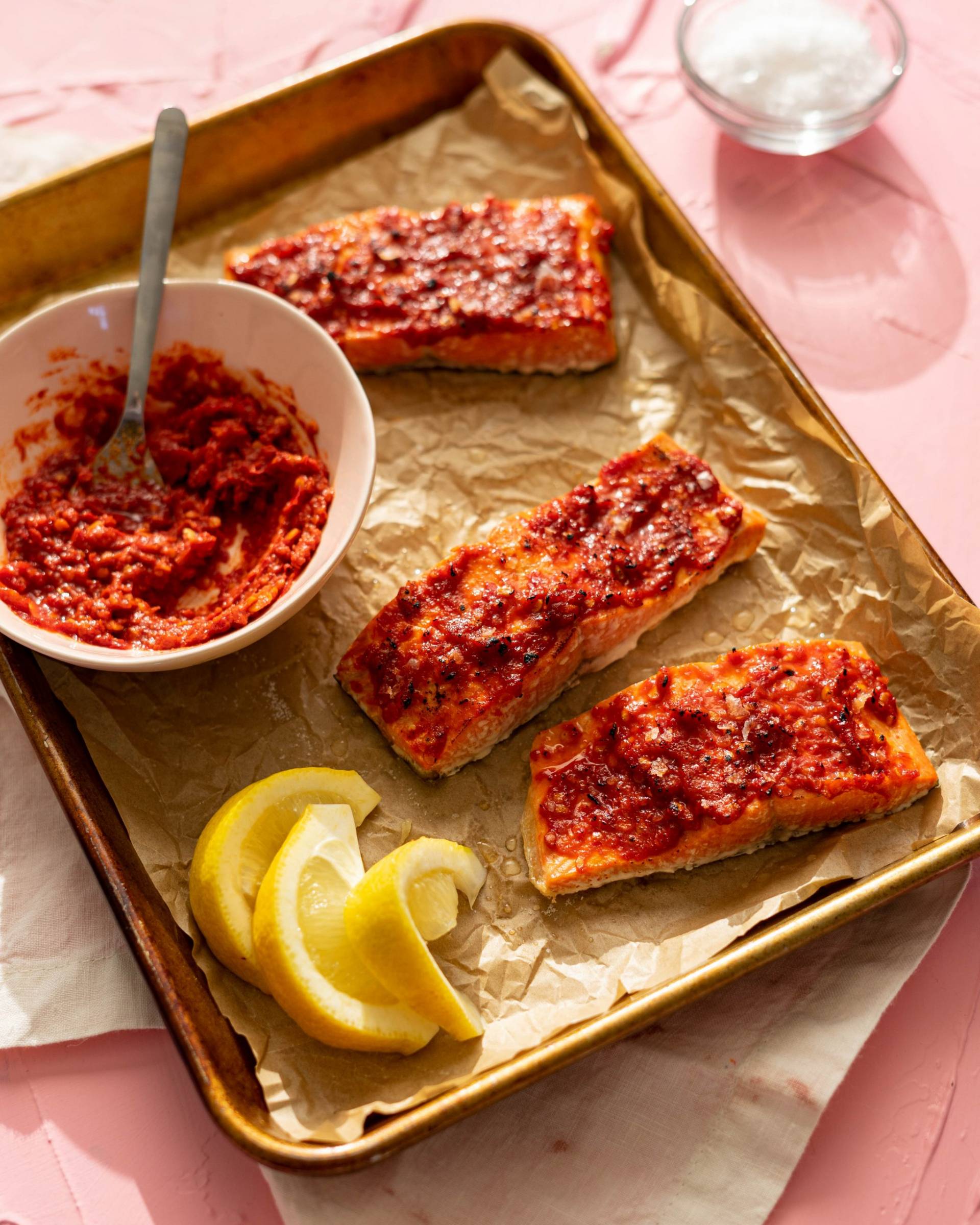 Harissa Salmon [Rosemary Thyme Potato]