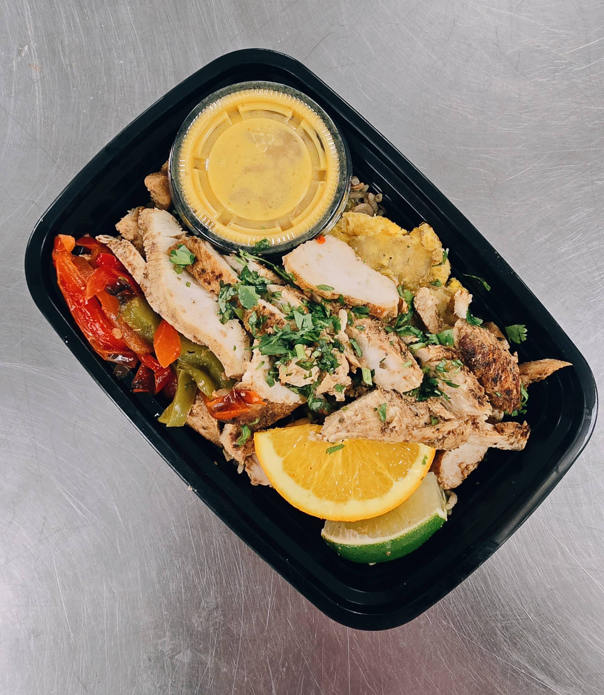 Cuban Chicken Burrito Bowl