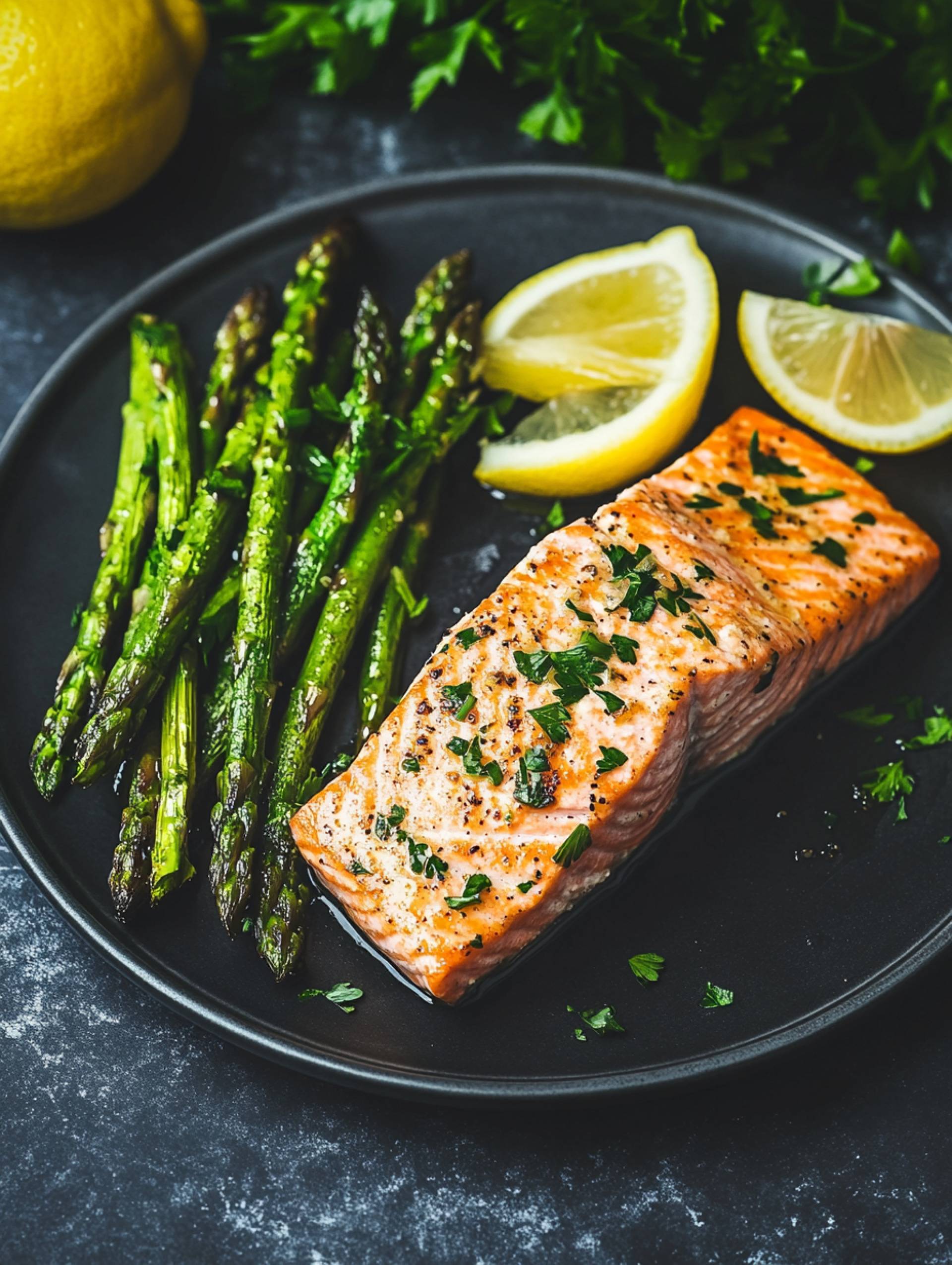 Lemon Garlic Salmon [Low Carb]