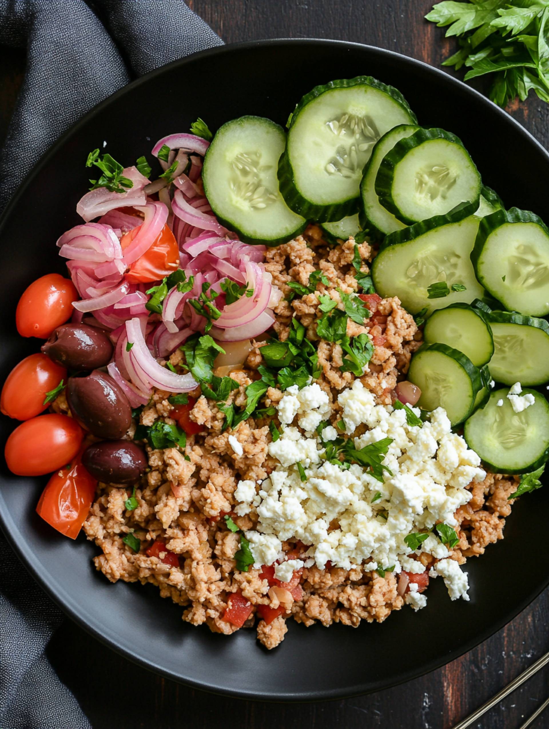 Greek Turkey Skillet [Low Carb]