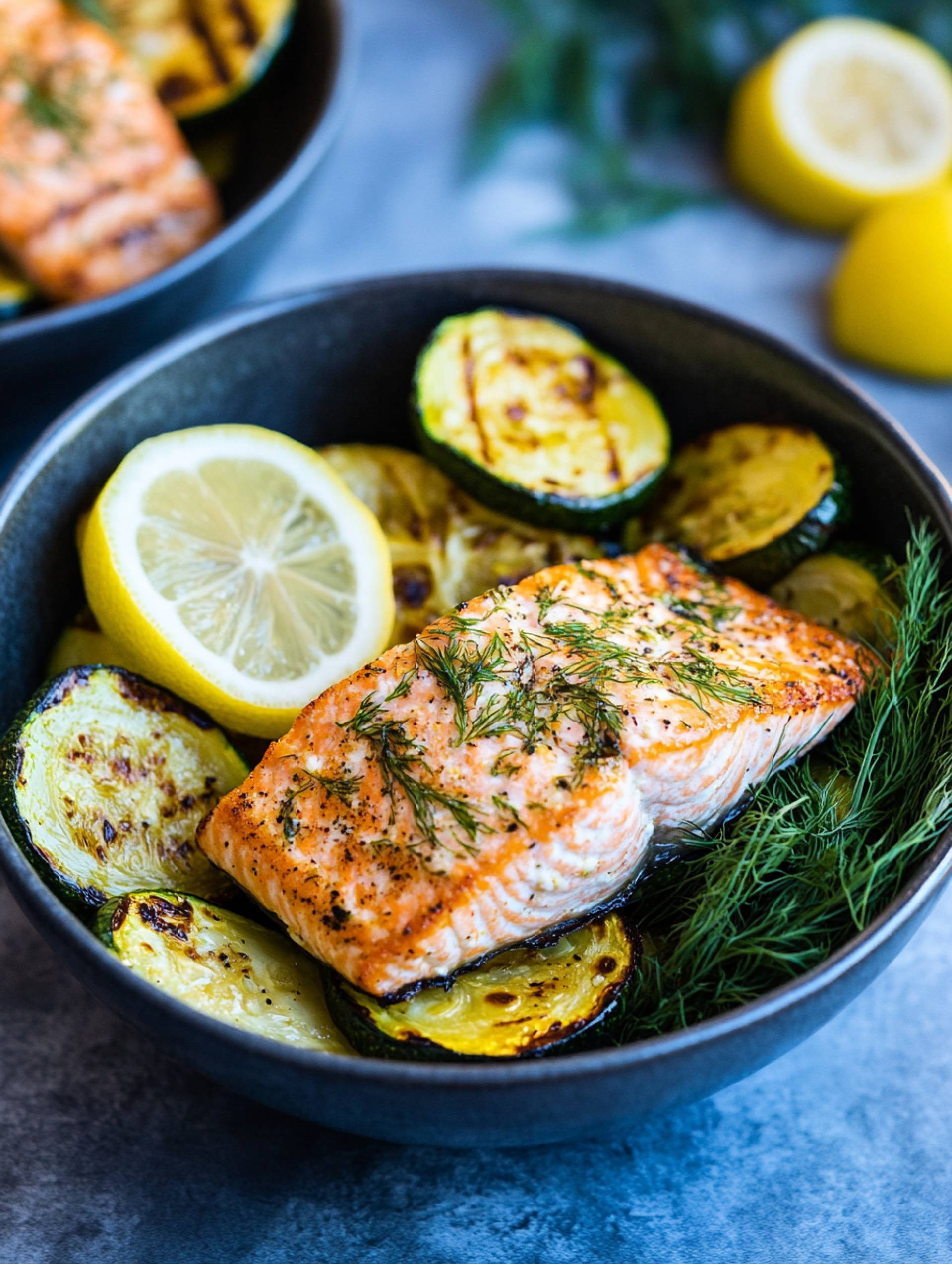 Lemon Dill Salmon [Low Carb]