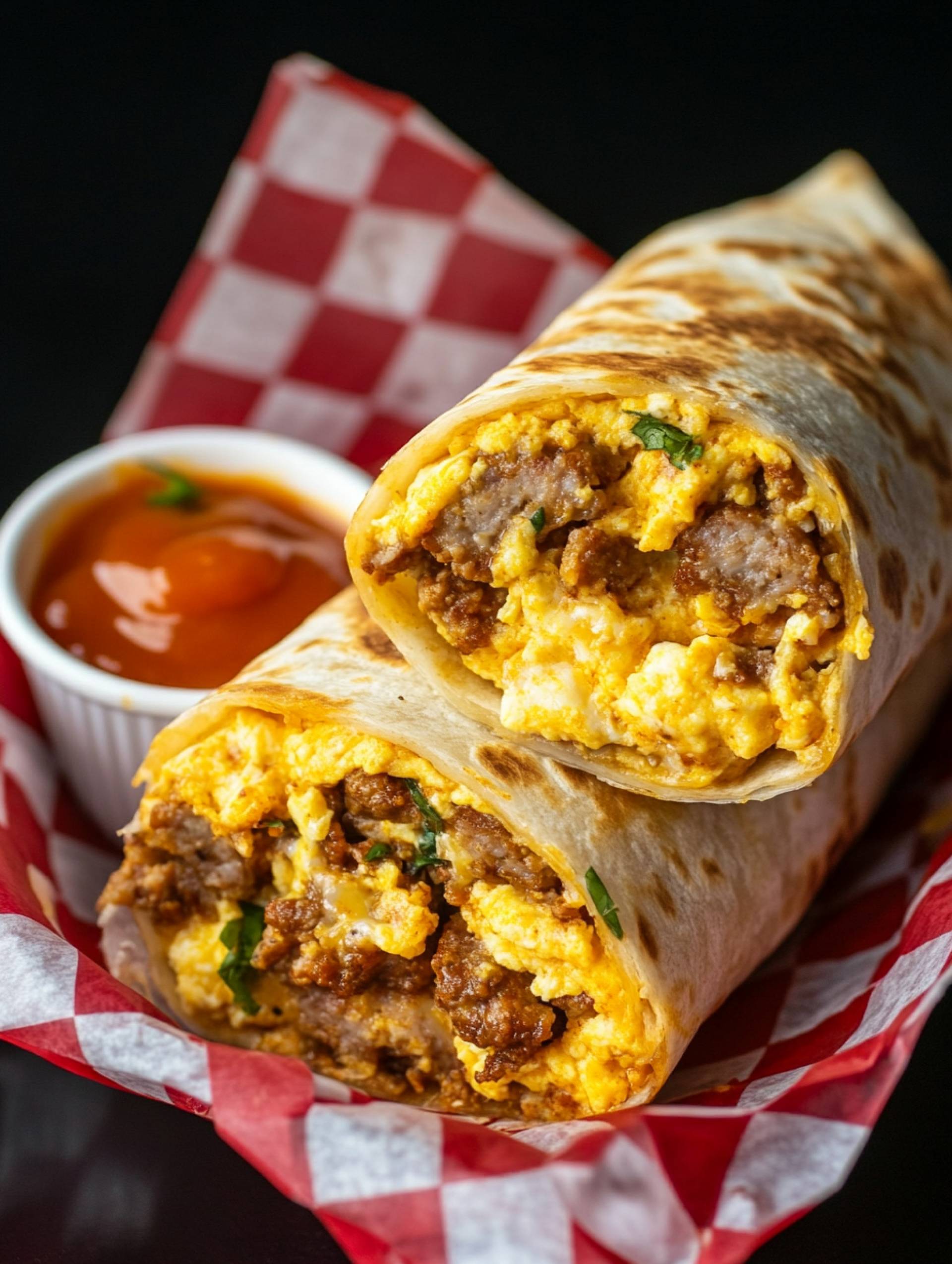 Sausage Breakfast Burrito