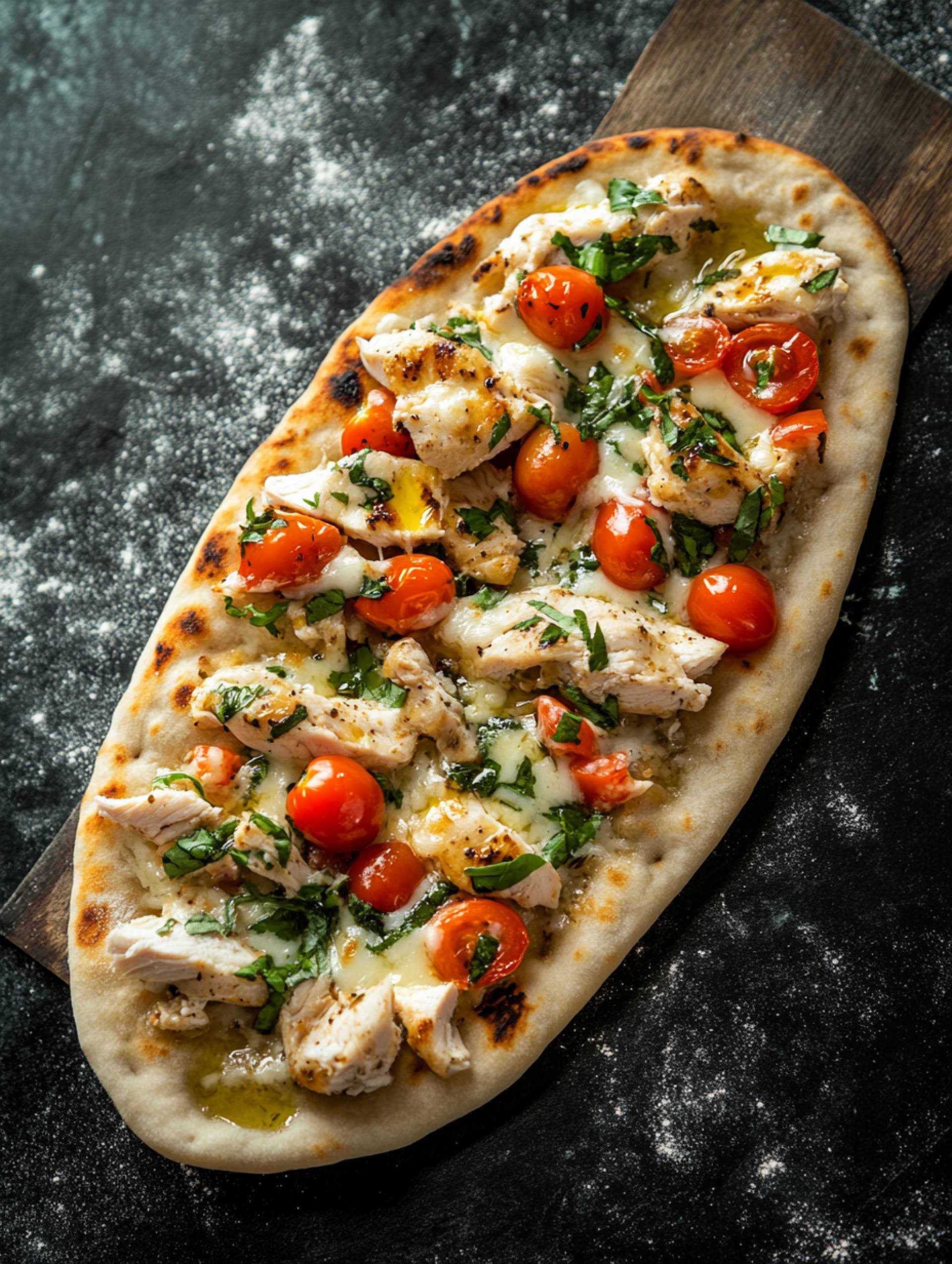 Chicken Margherita Pizza