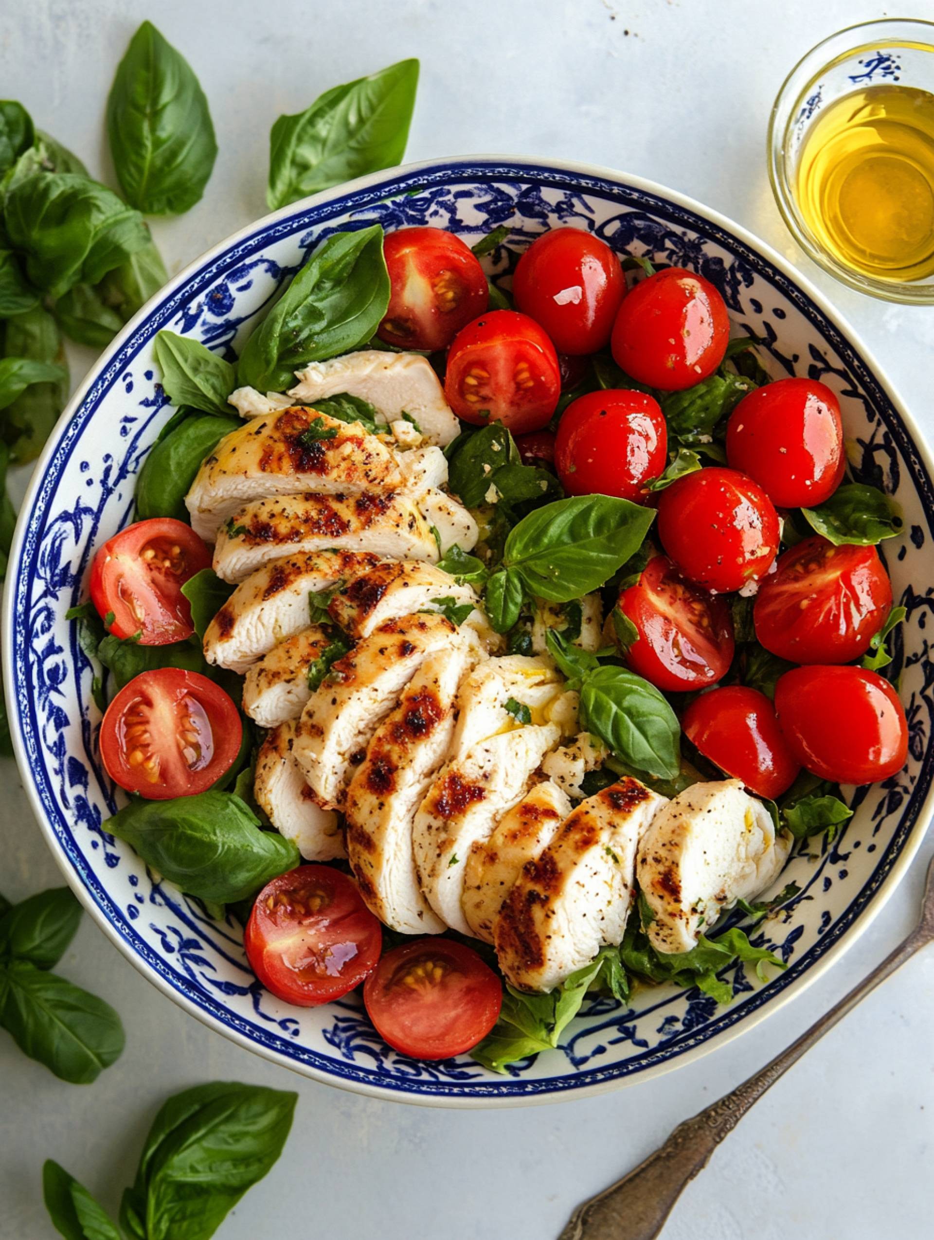 Chicken Caprese Salad