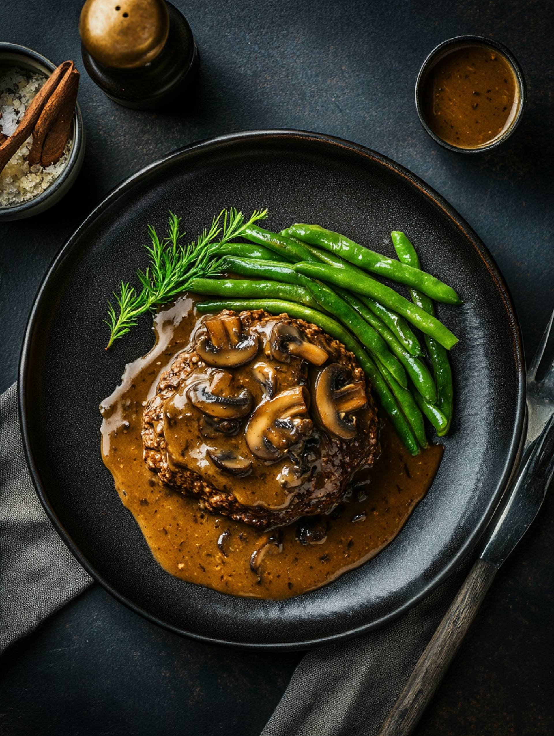 Salisbury Steak [Low Carb]