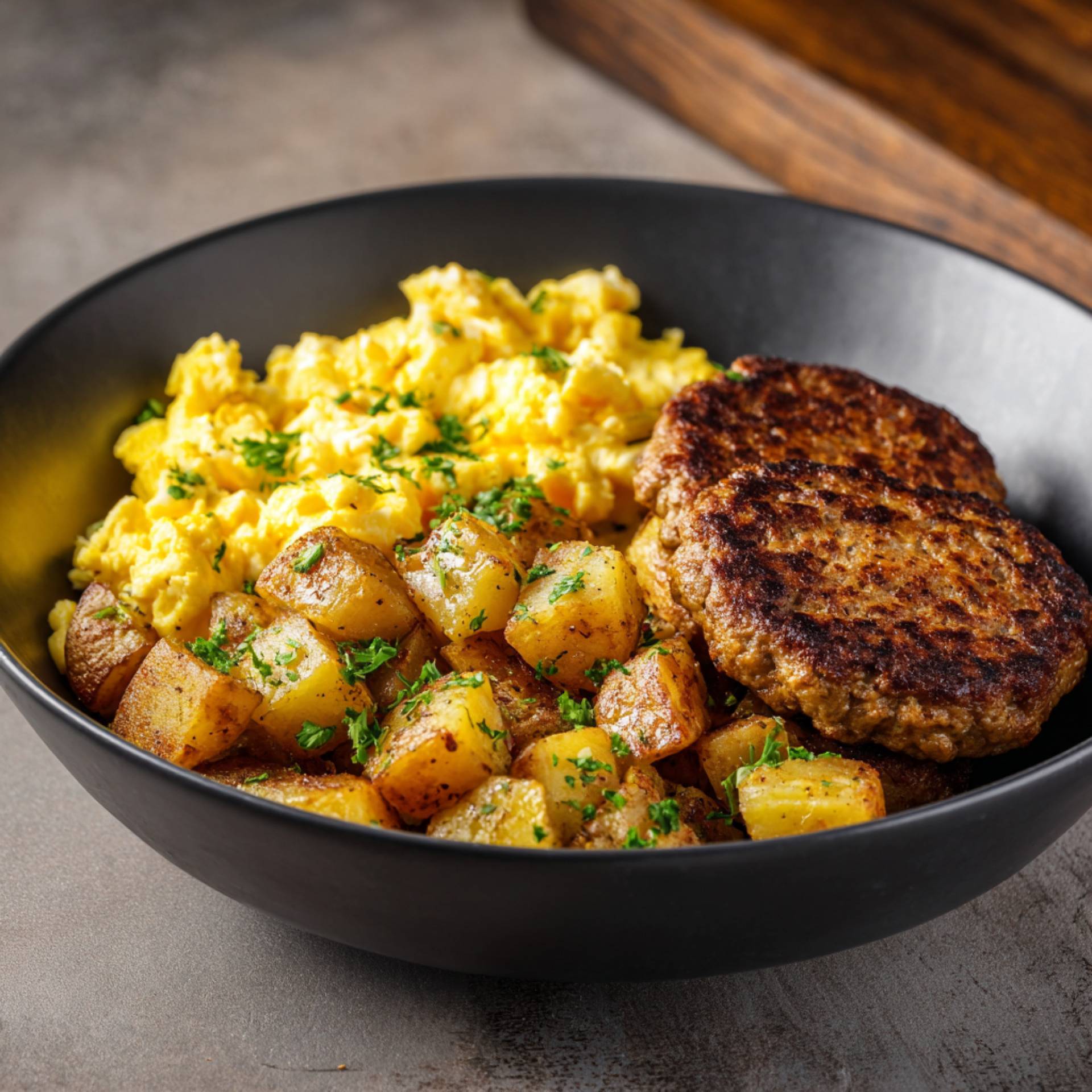 Chicken Sausage Breakfast Bowl