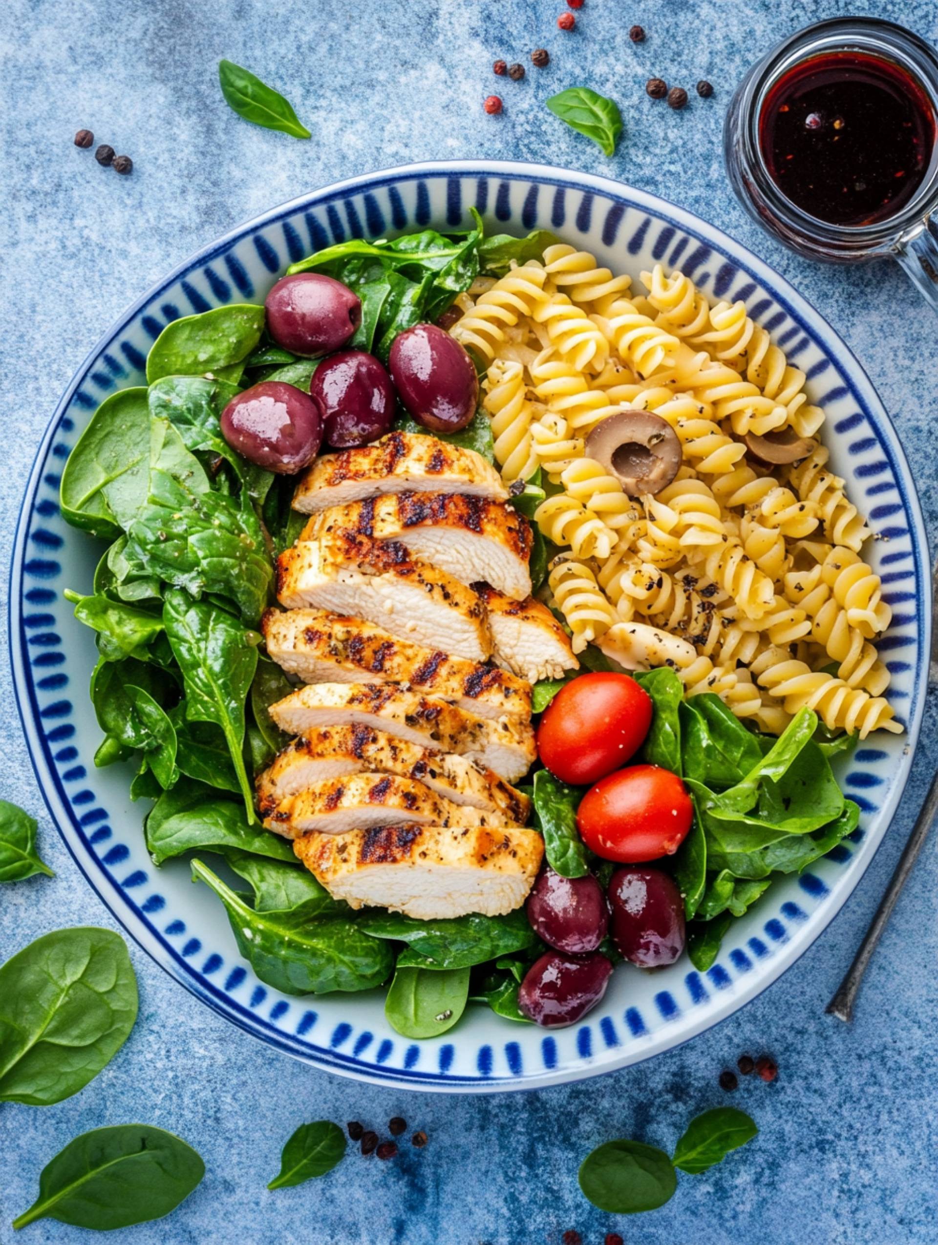 Mediterranean Chicken Pasta Salad