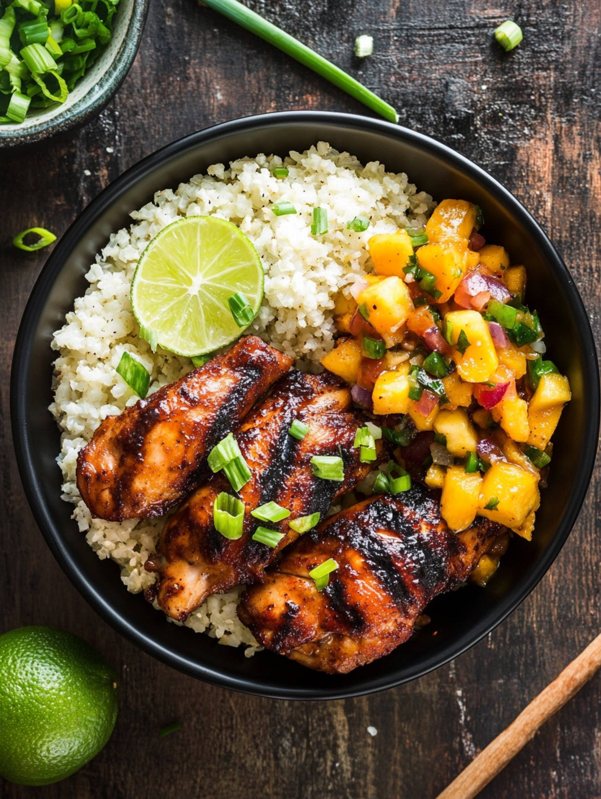 Caribbean Chicken Bowl [Low Carb]