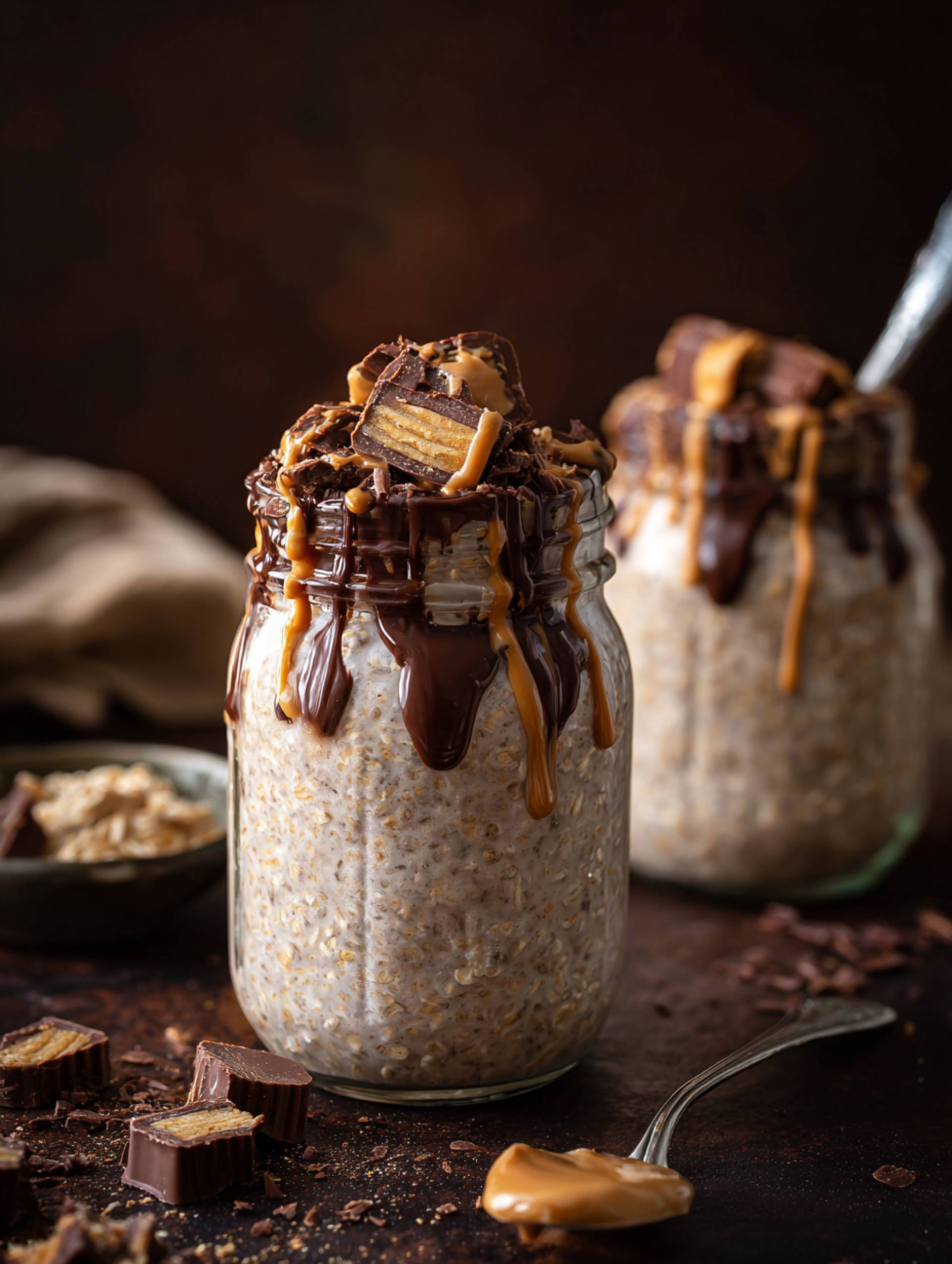 Snickers Overnight Oats