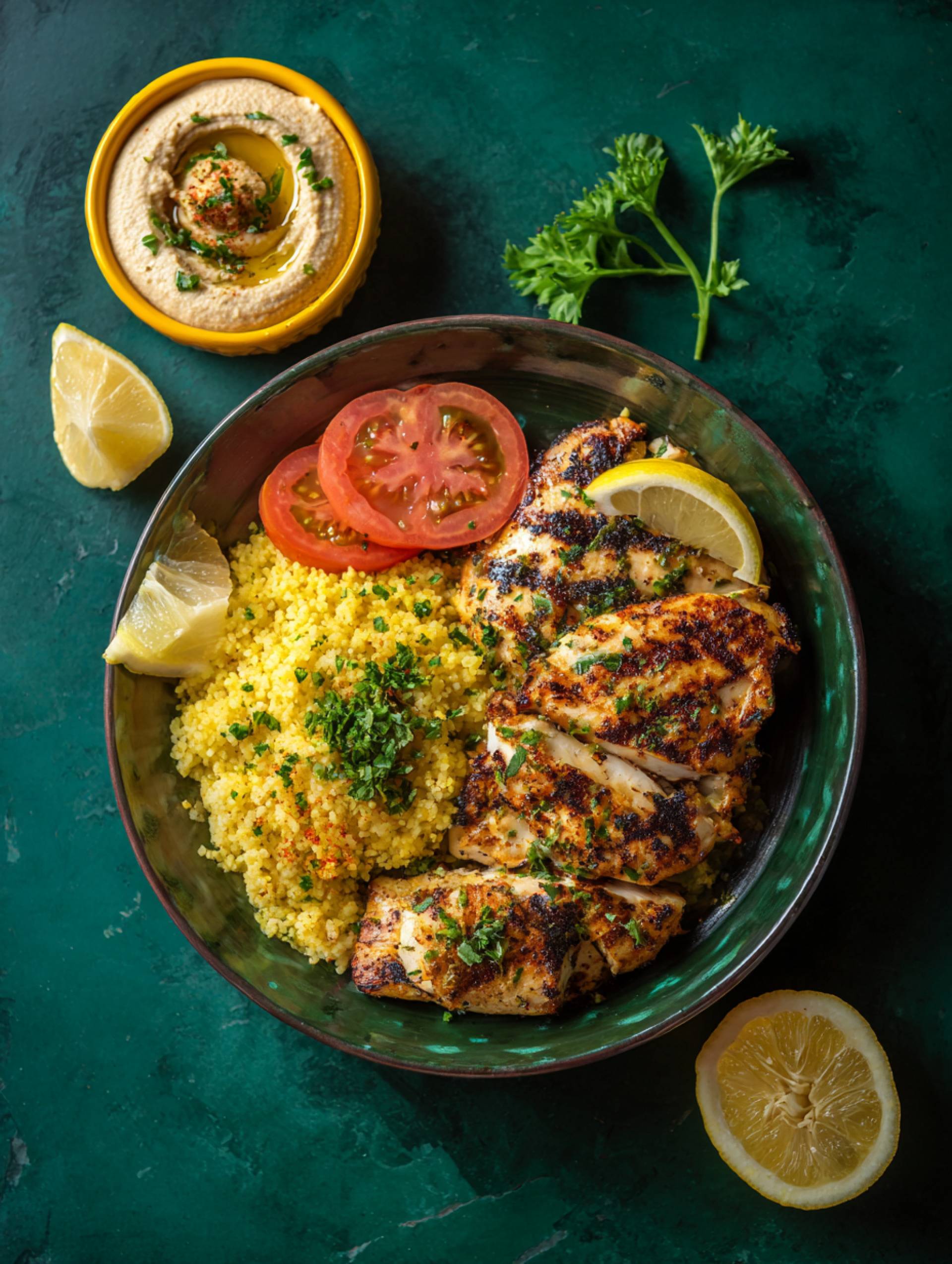 Lemon Zataar Chicken [Low Carb]