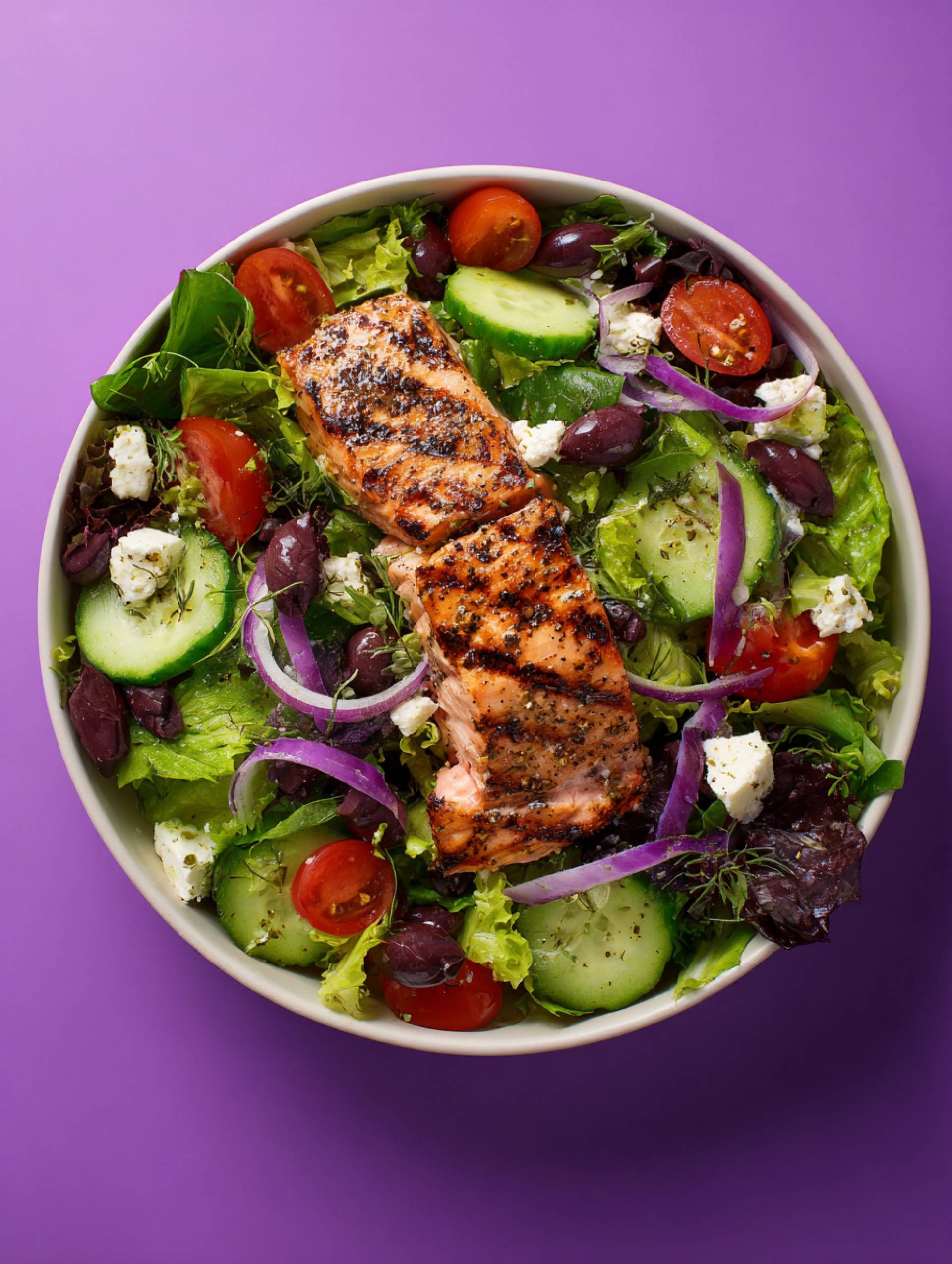 Greek Salmon Salad