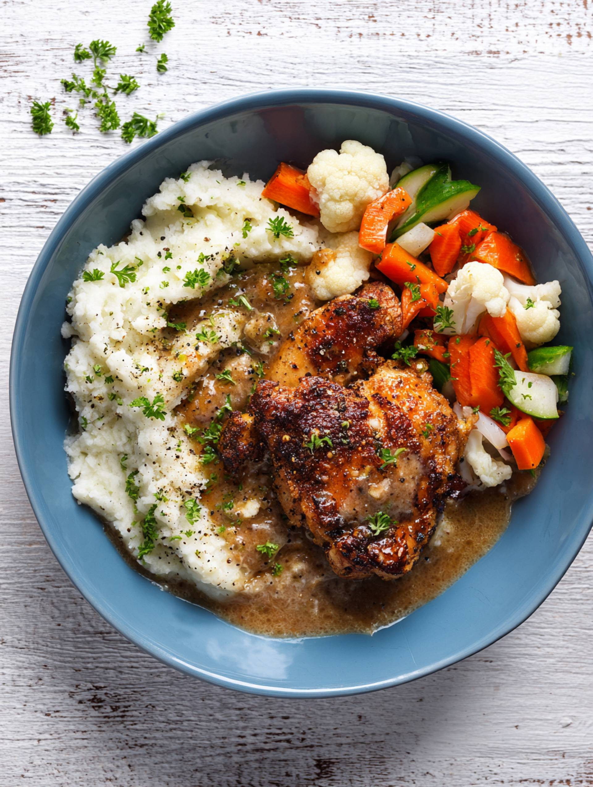 Smothered Chicken Bowl (low carb) Smothered Chicken Bowl (low carb)