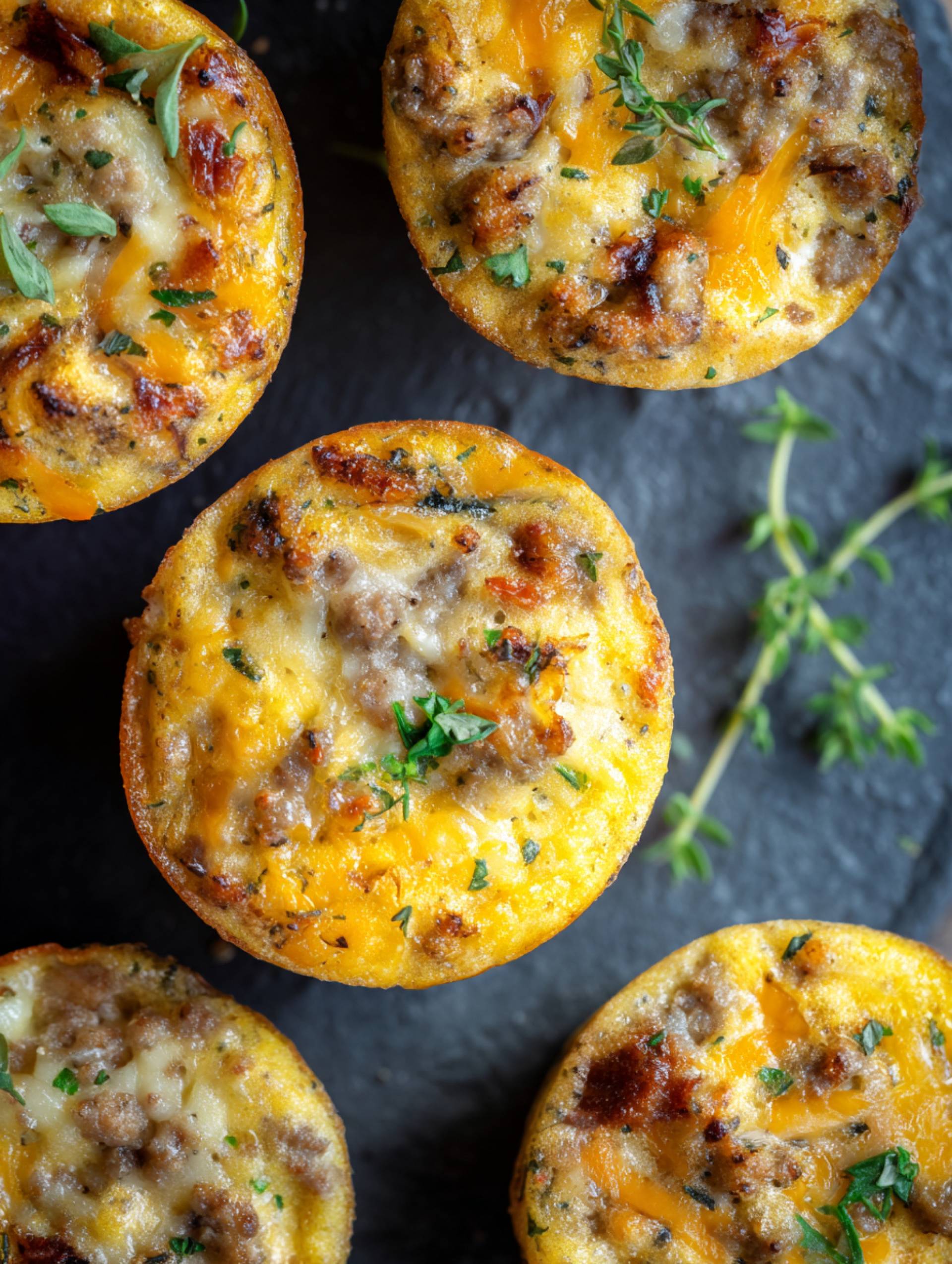 Italian Sausage & Cheese Egg Muffins Italian Sausage & Cheese Egg Muffins