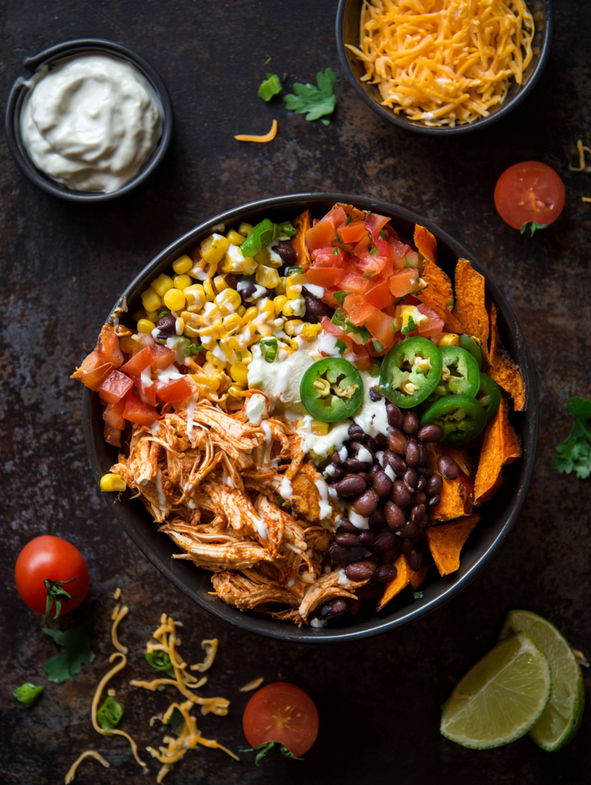 Sweet Potato Nacho Chicken Bowl Sweet Potato Nacho Chicken Bowl