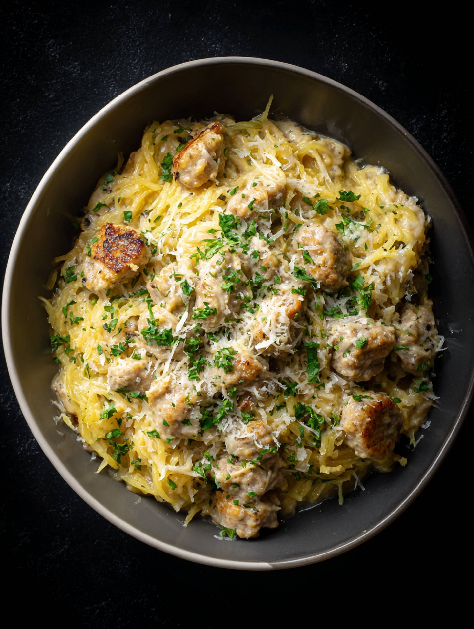 Creamy Chicken Sausage Pasta [Low Carb]