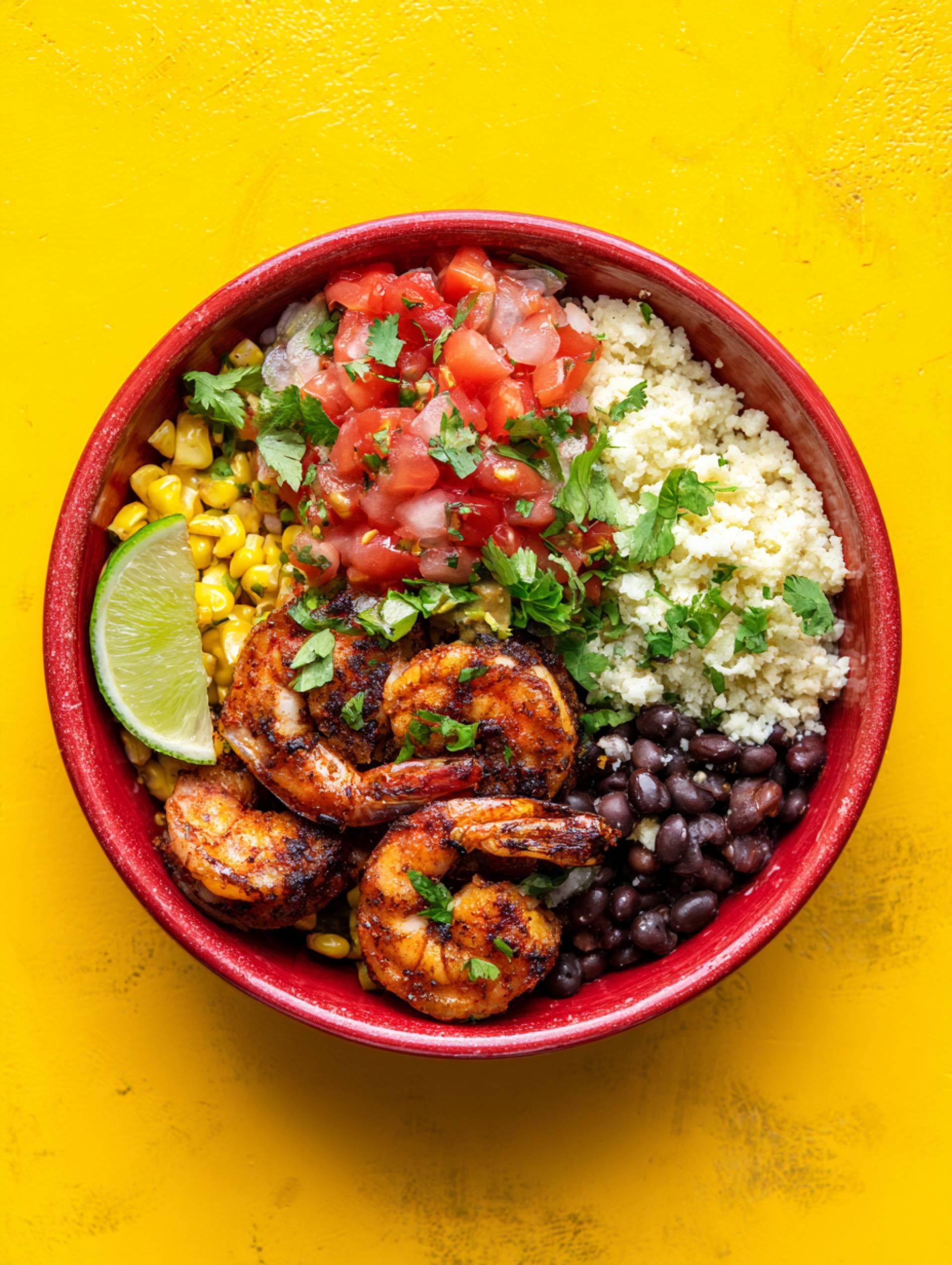Chipotle Shrimp Bowl [Low Carb]