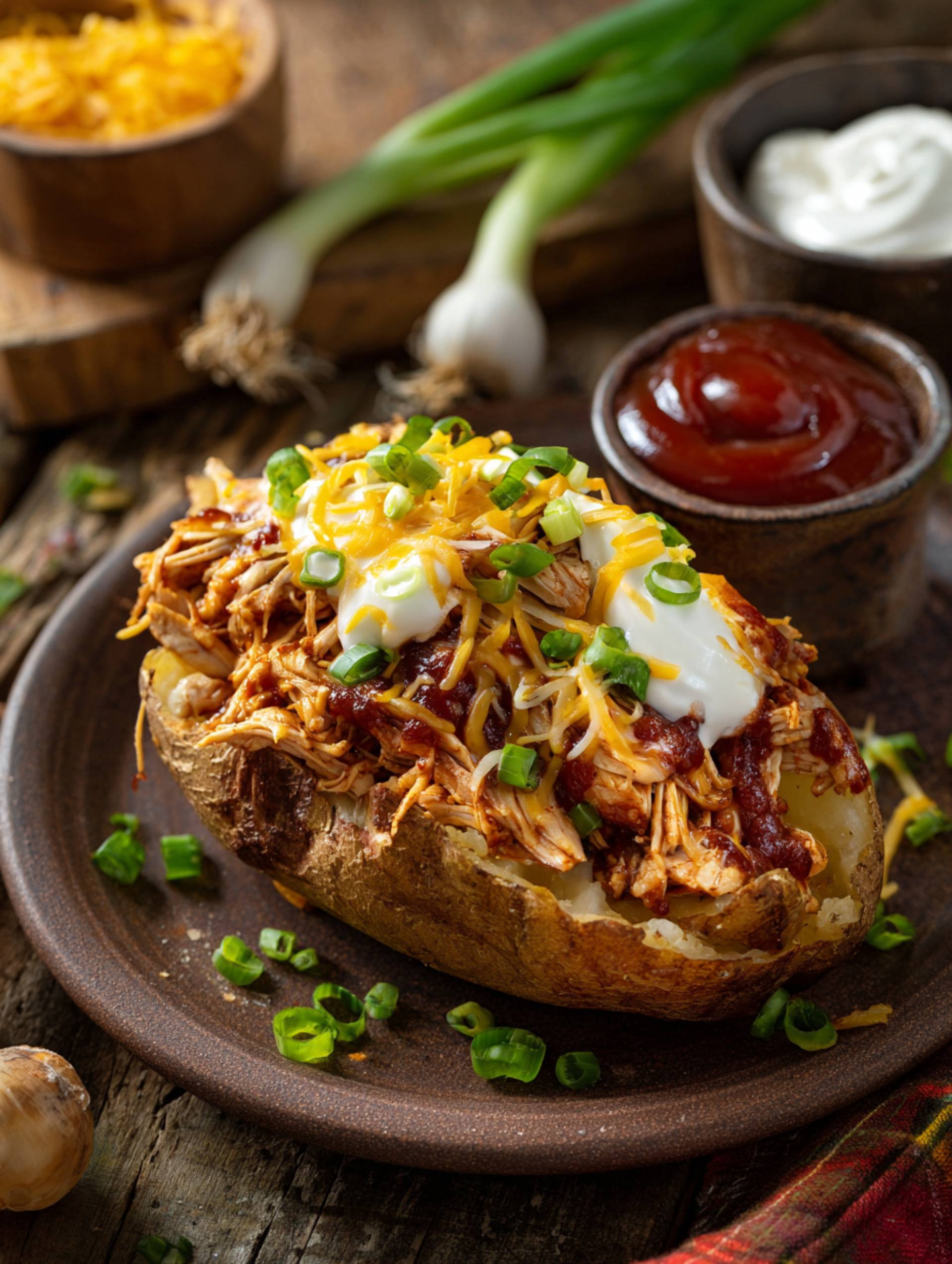 Loaded BBQ Chicken Potato