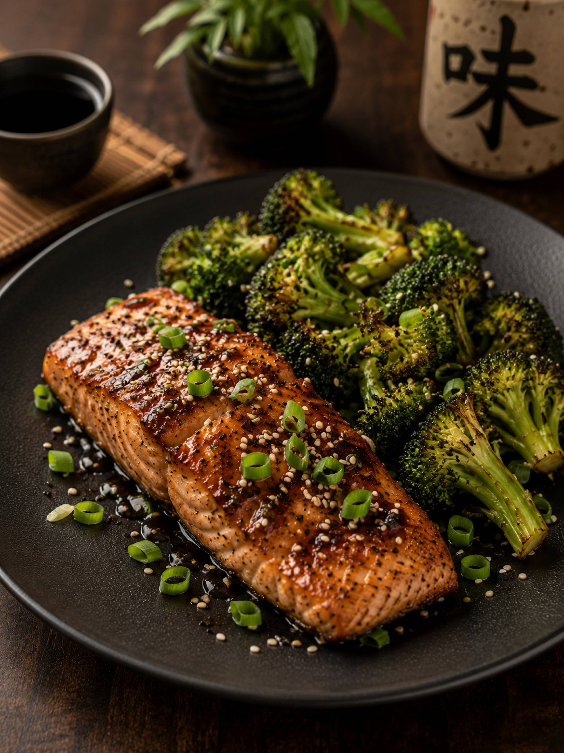 Sesame Ginger Salmon [Low Carb]