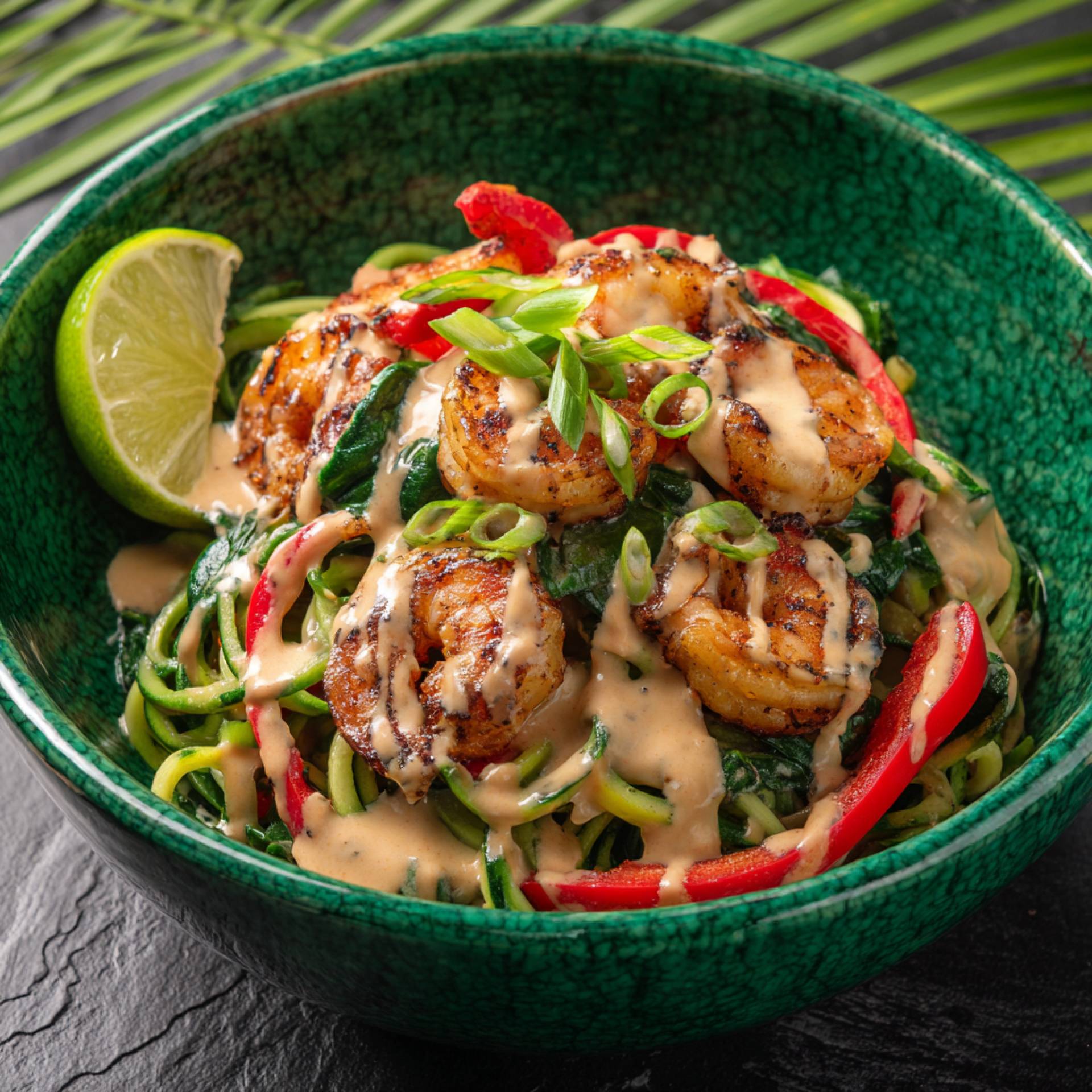 Rasta Pasta [Shrimp](Low Carb)