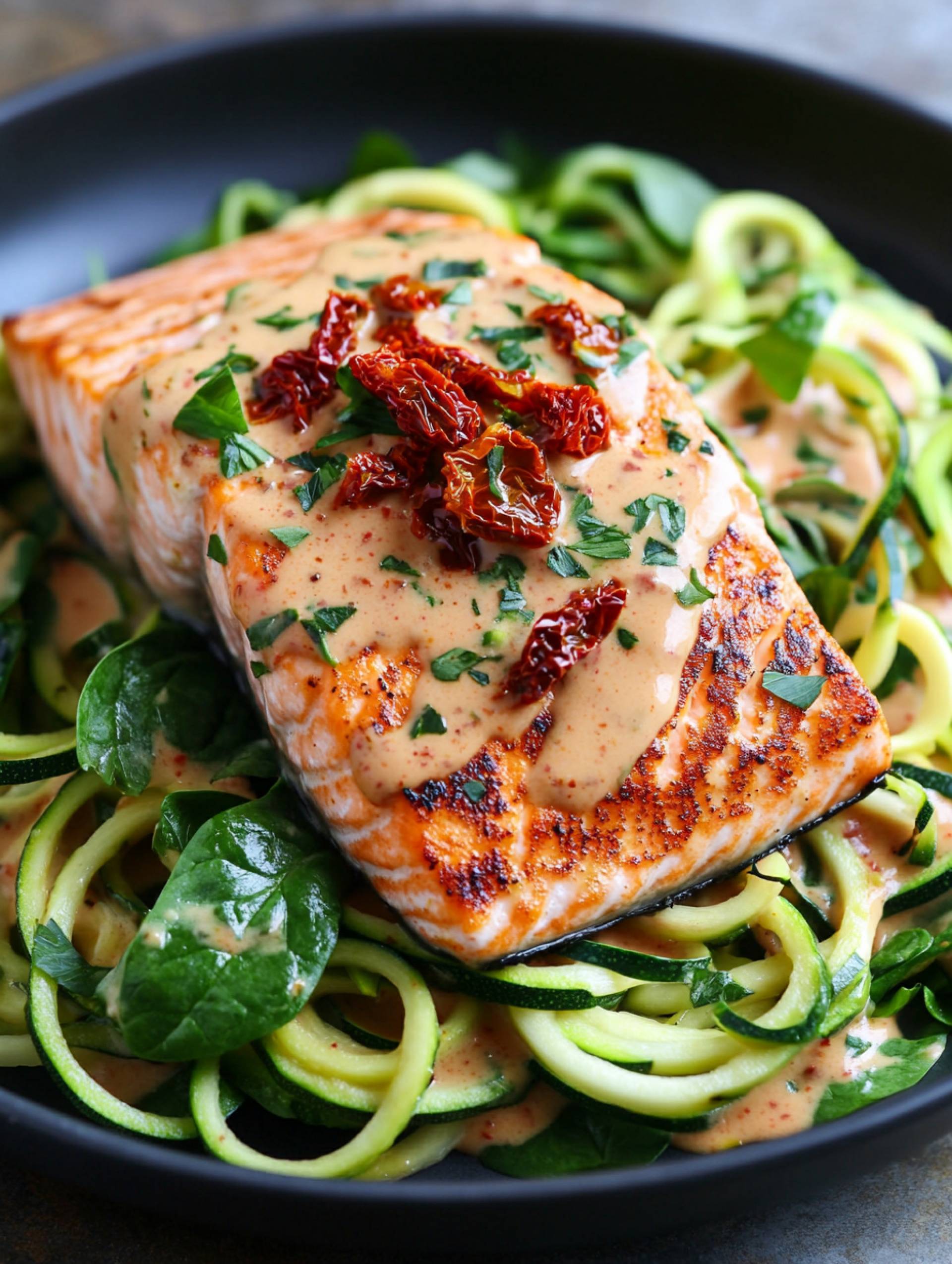 Marry Me Salmon [Low Carb]