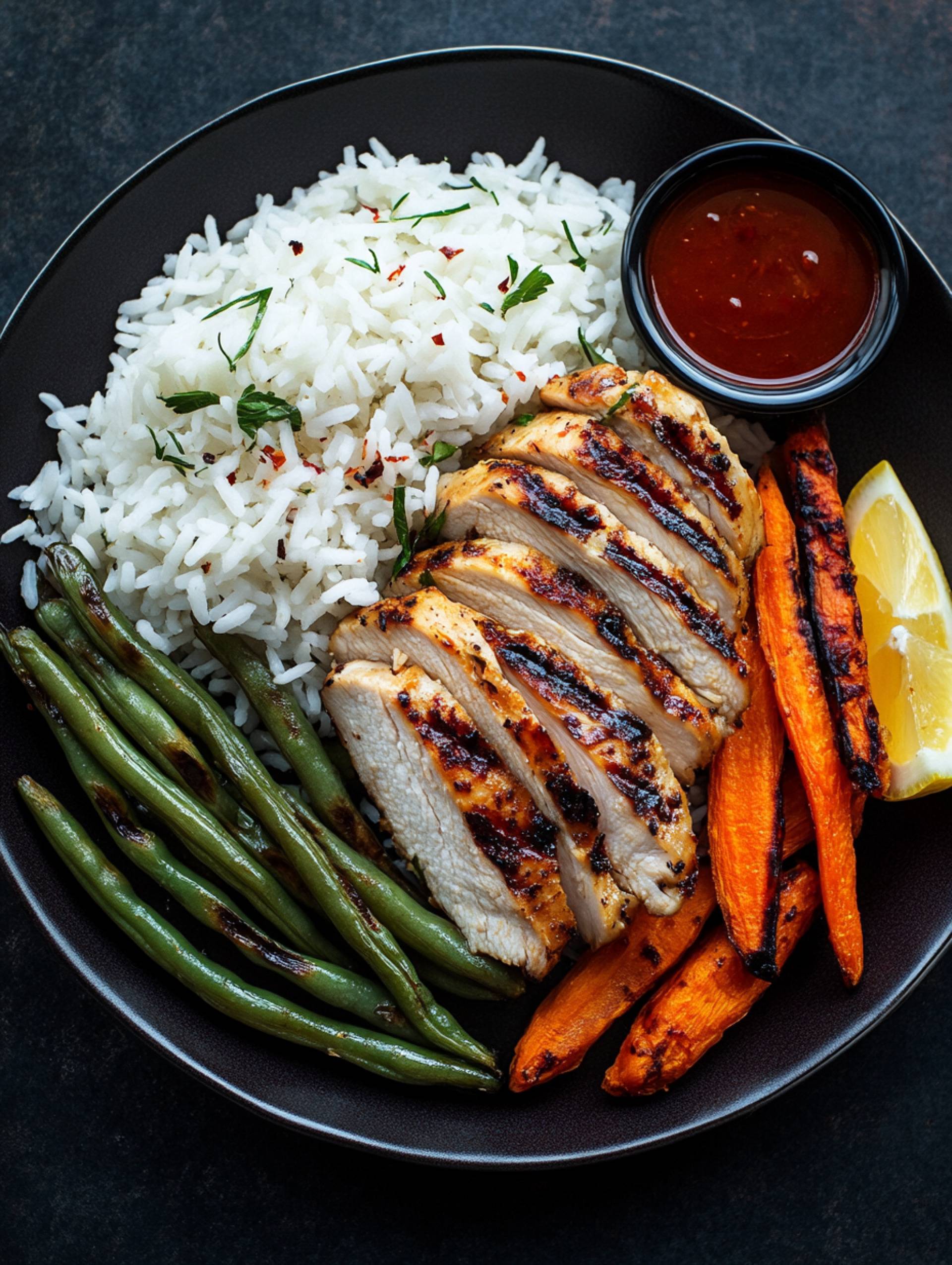 Grilled Chicken & White Rice