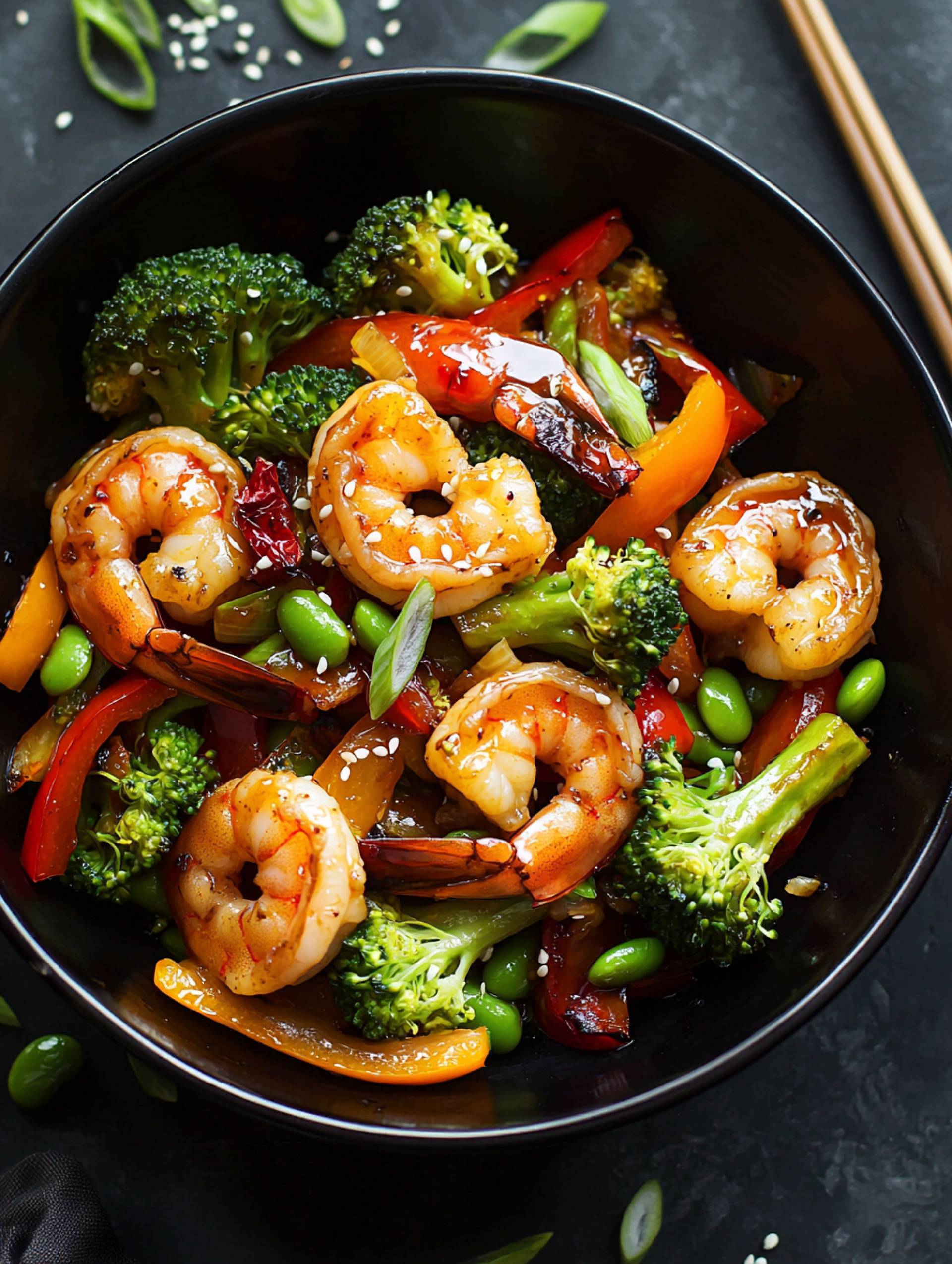 Shrimp Stir Fry [Low Carb]