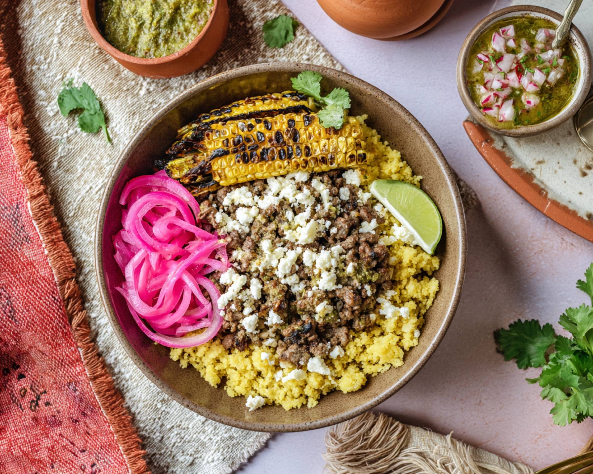 Salsa Verde Beef Bowl [Low Carb]