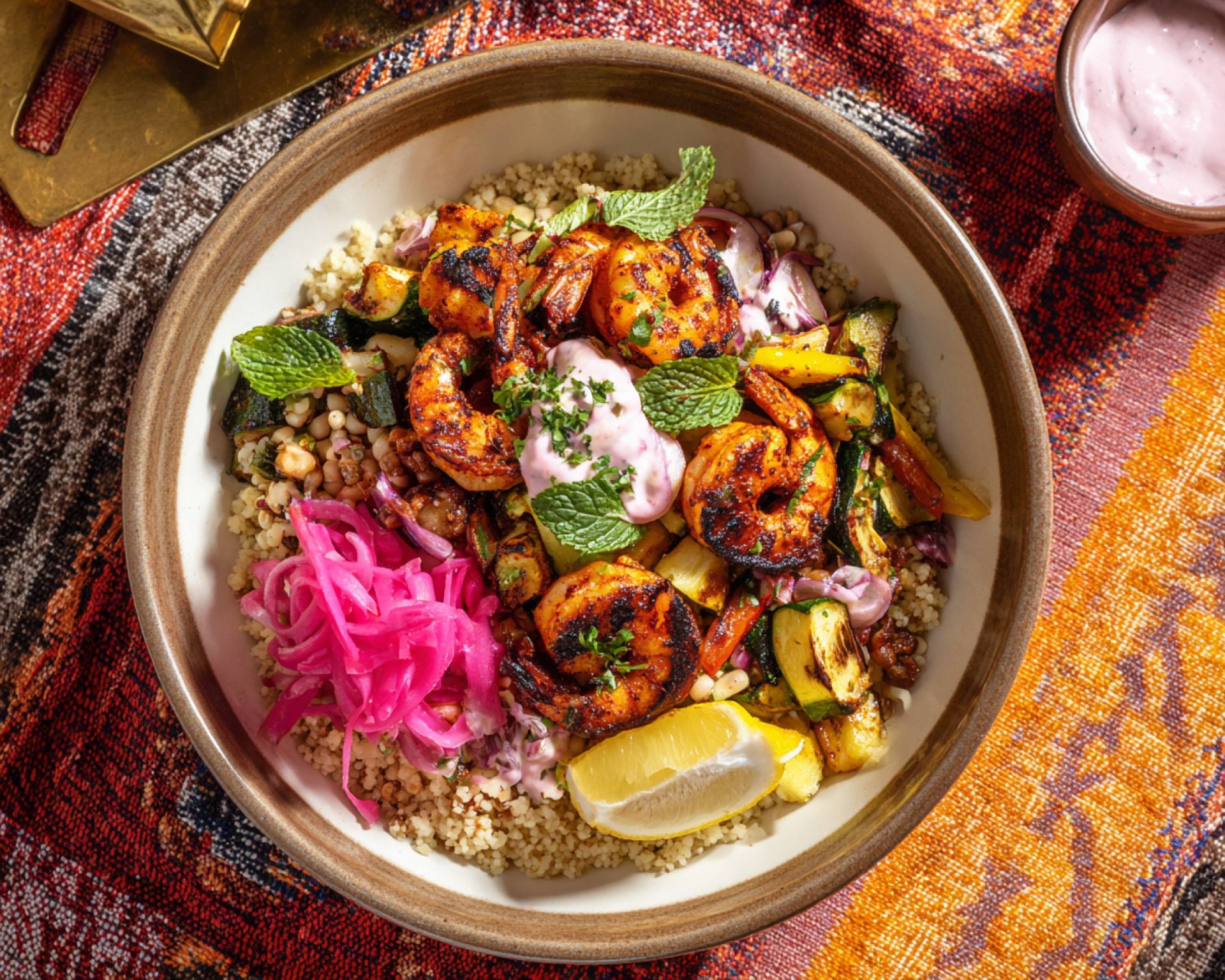 Harissa Shrimp Bowl