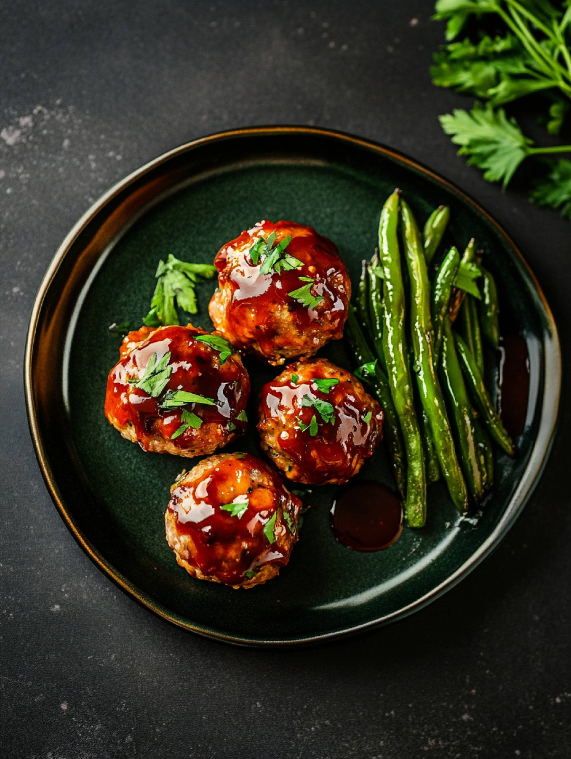 BBQ Turkey Meatballs [Low Carb]