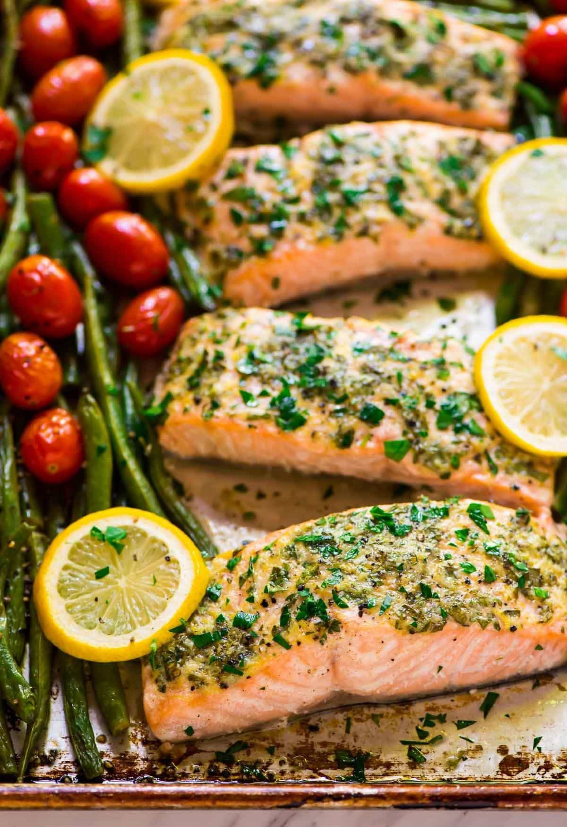 Herb Crusted Salmon [Brown Rice]