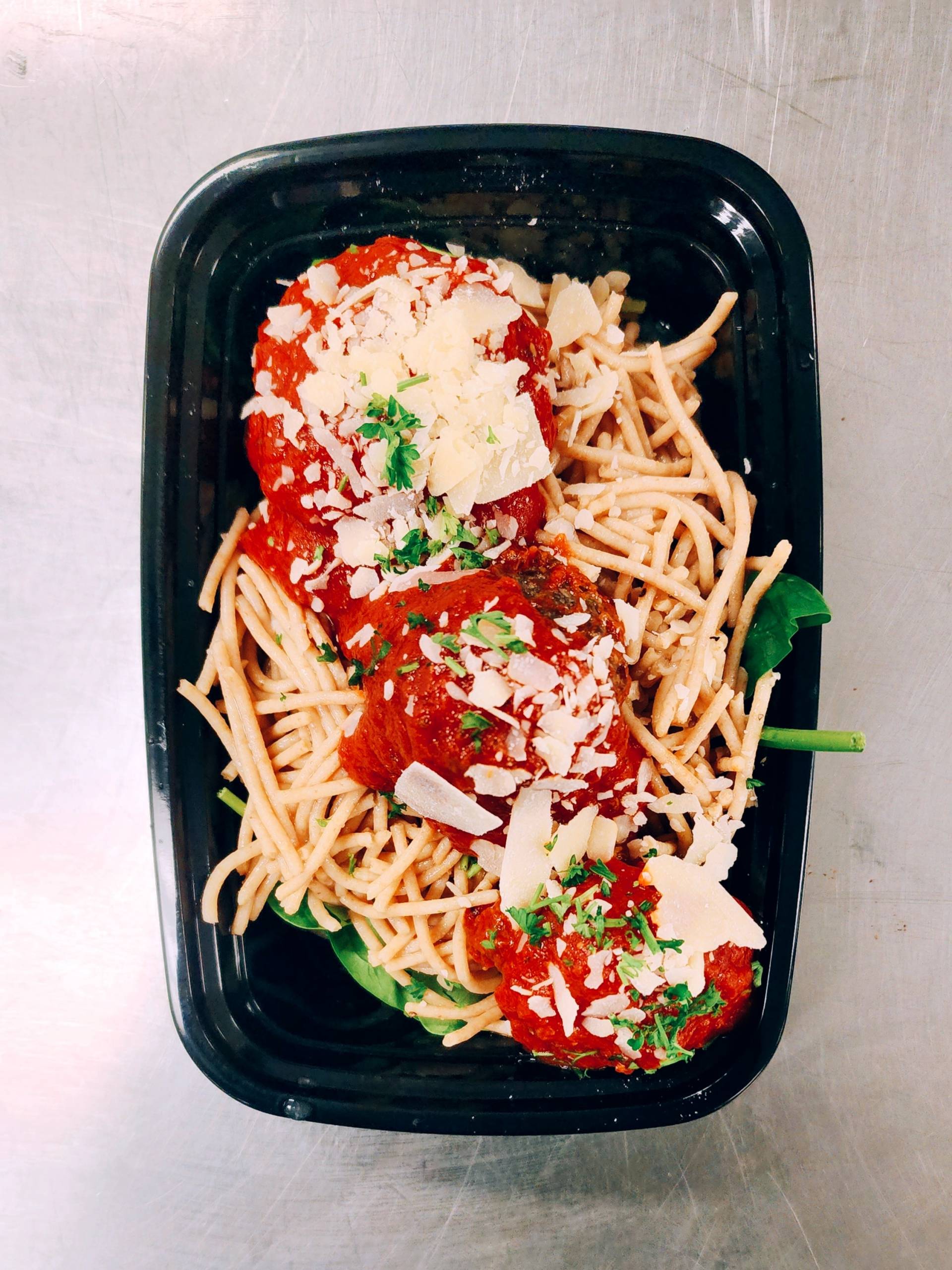 Spaghetti & Turkey Meatballs