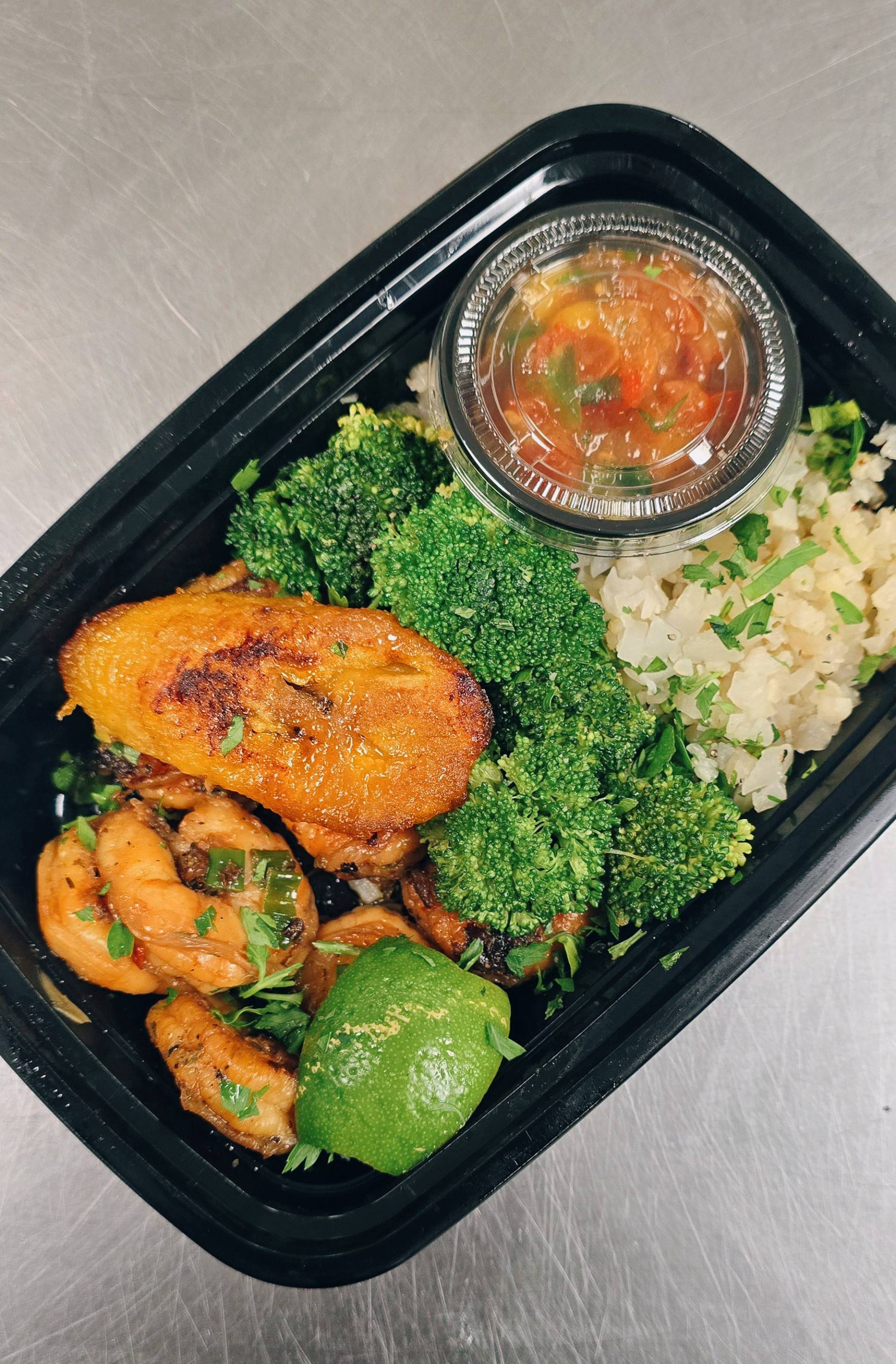 Jerk Shrimp Bowl [Low Carb]