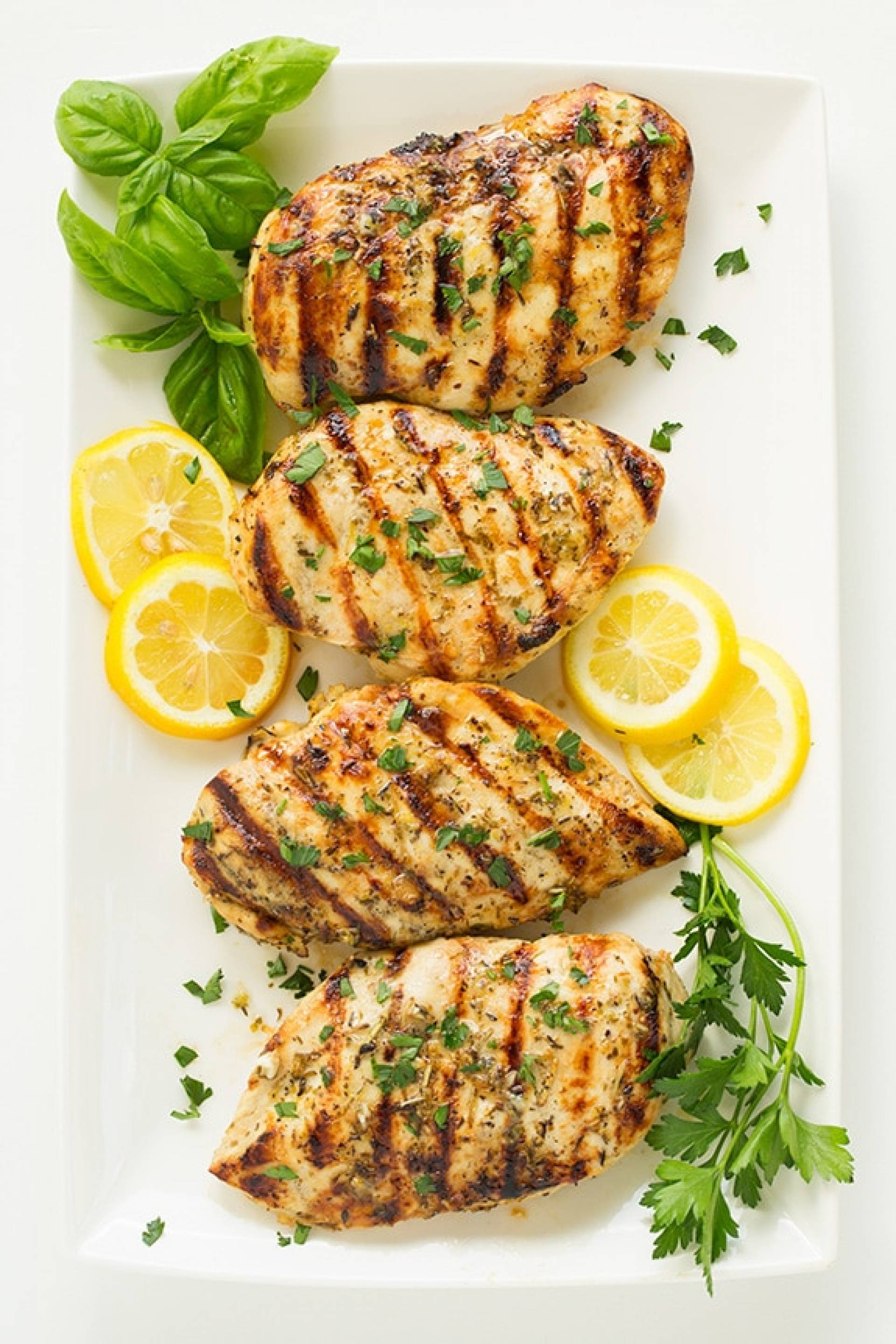 Lemon Garlic Grilled Chicken [Brown Rice]