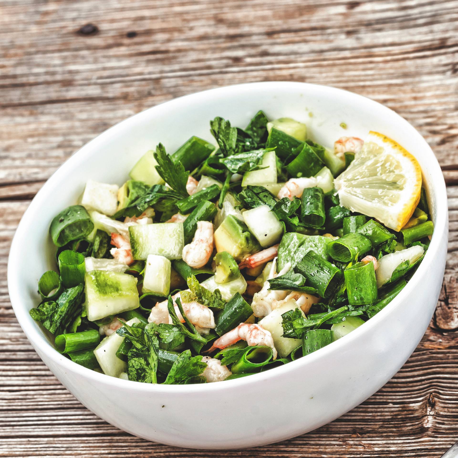 Chopped Salad [Chipotle Lime Shrimp]