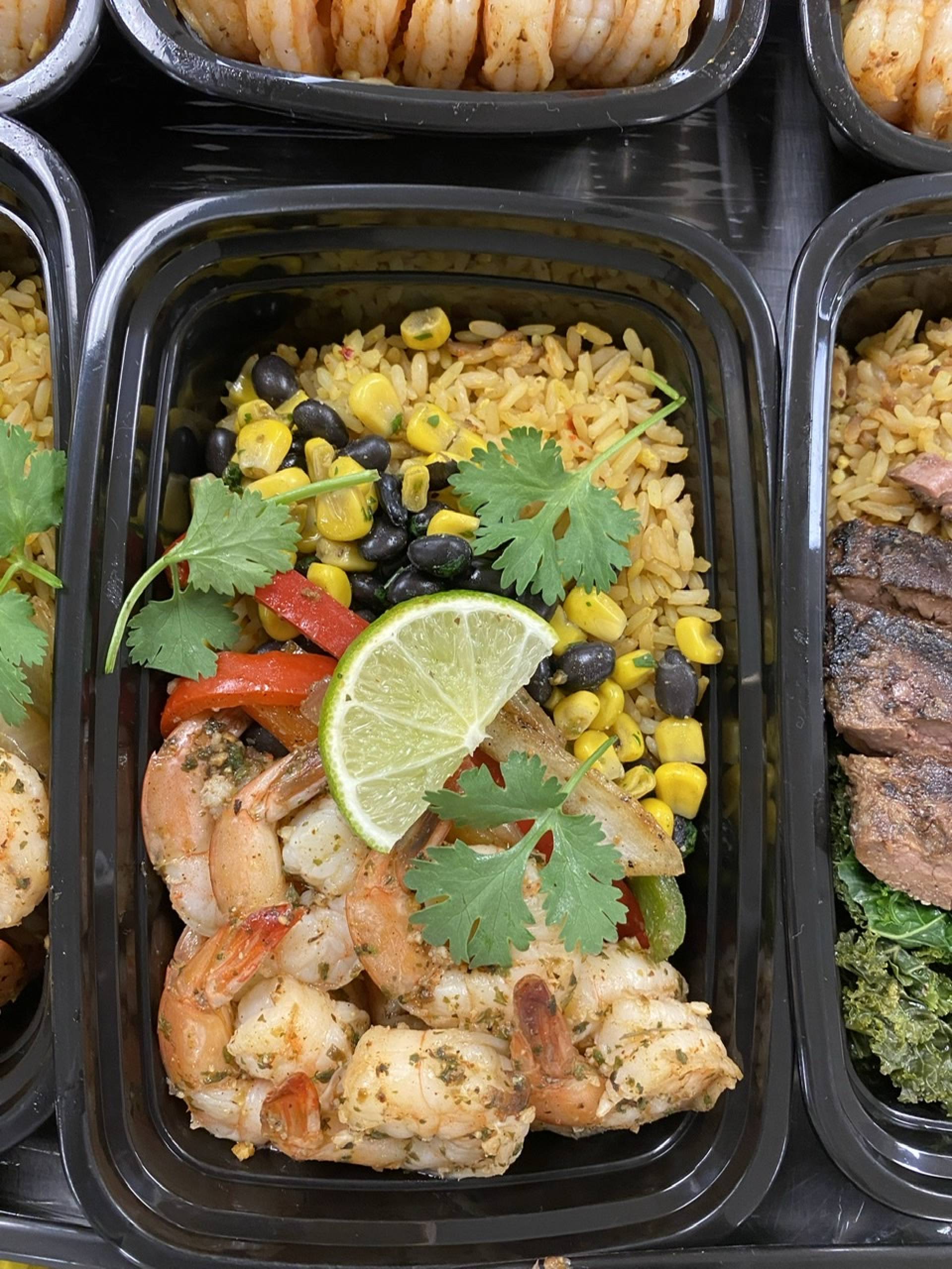 Cilantro Lime Shrimp Bowl