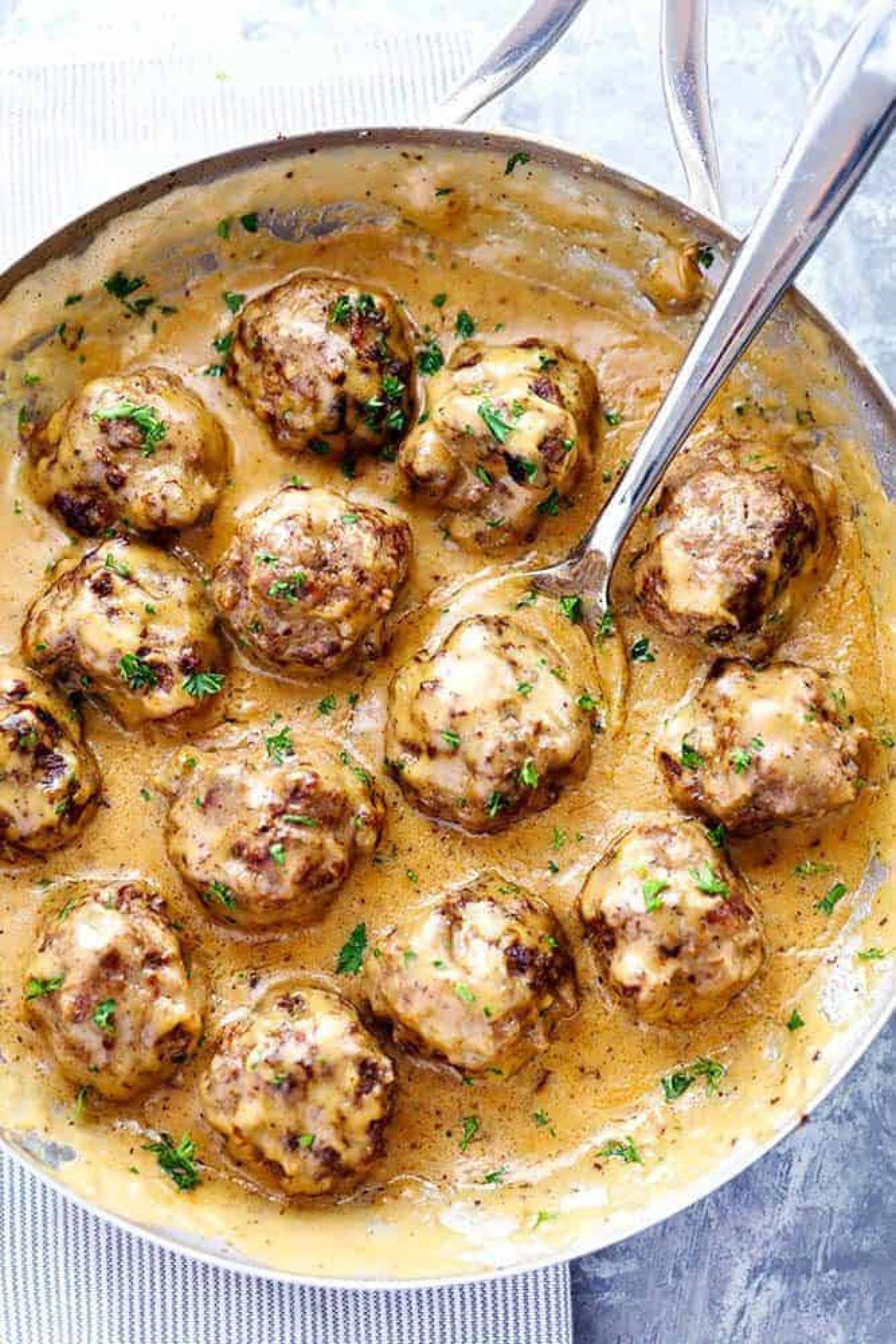 Swedish Turkey Meatballs [Spaghetti Squash]