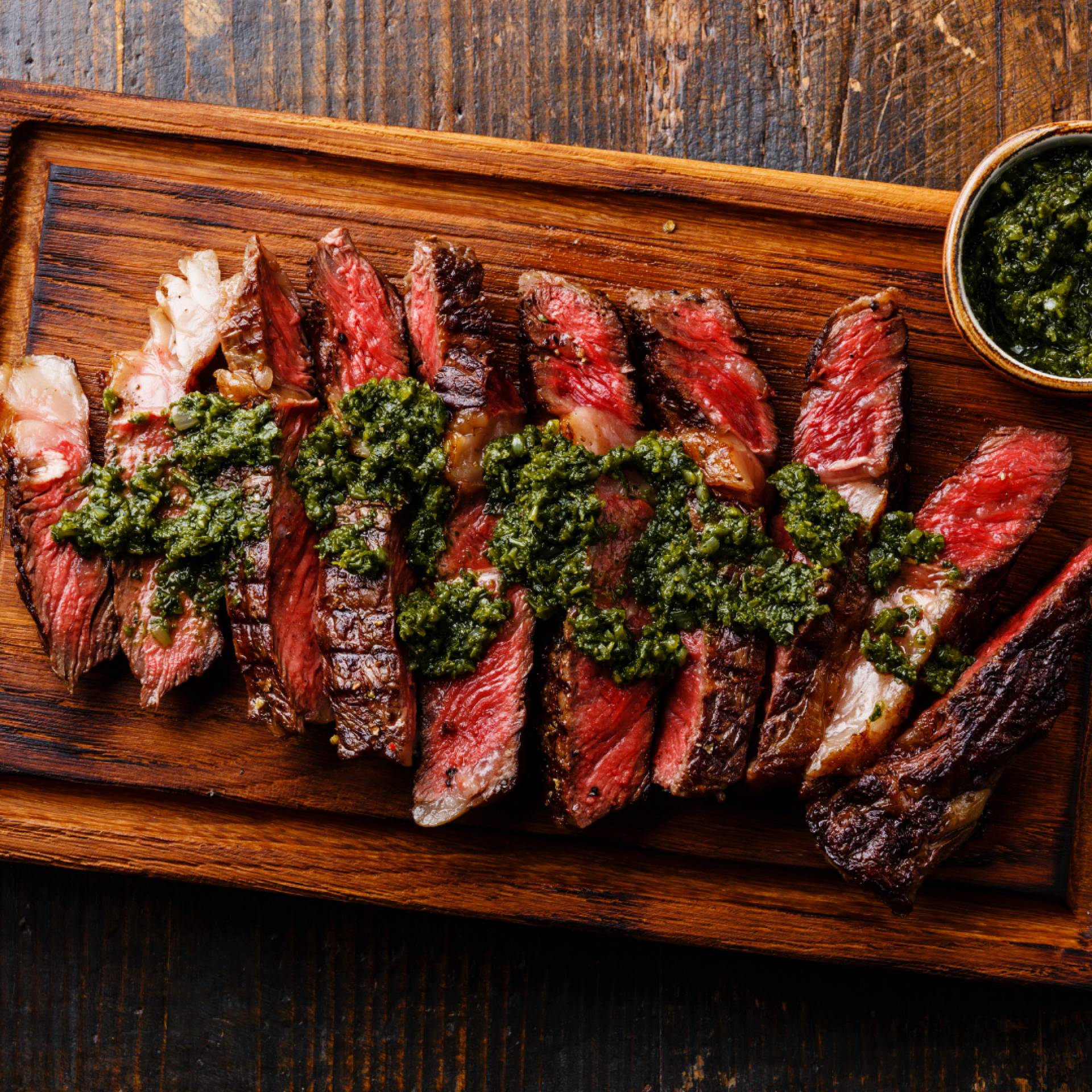 Chimichurri Steak [Mashed Potatoes]