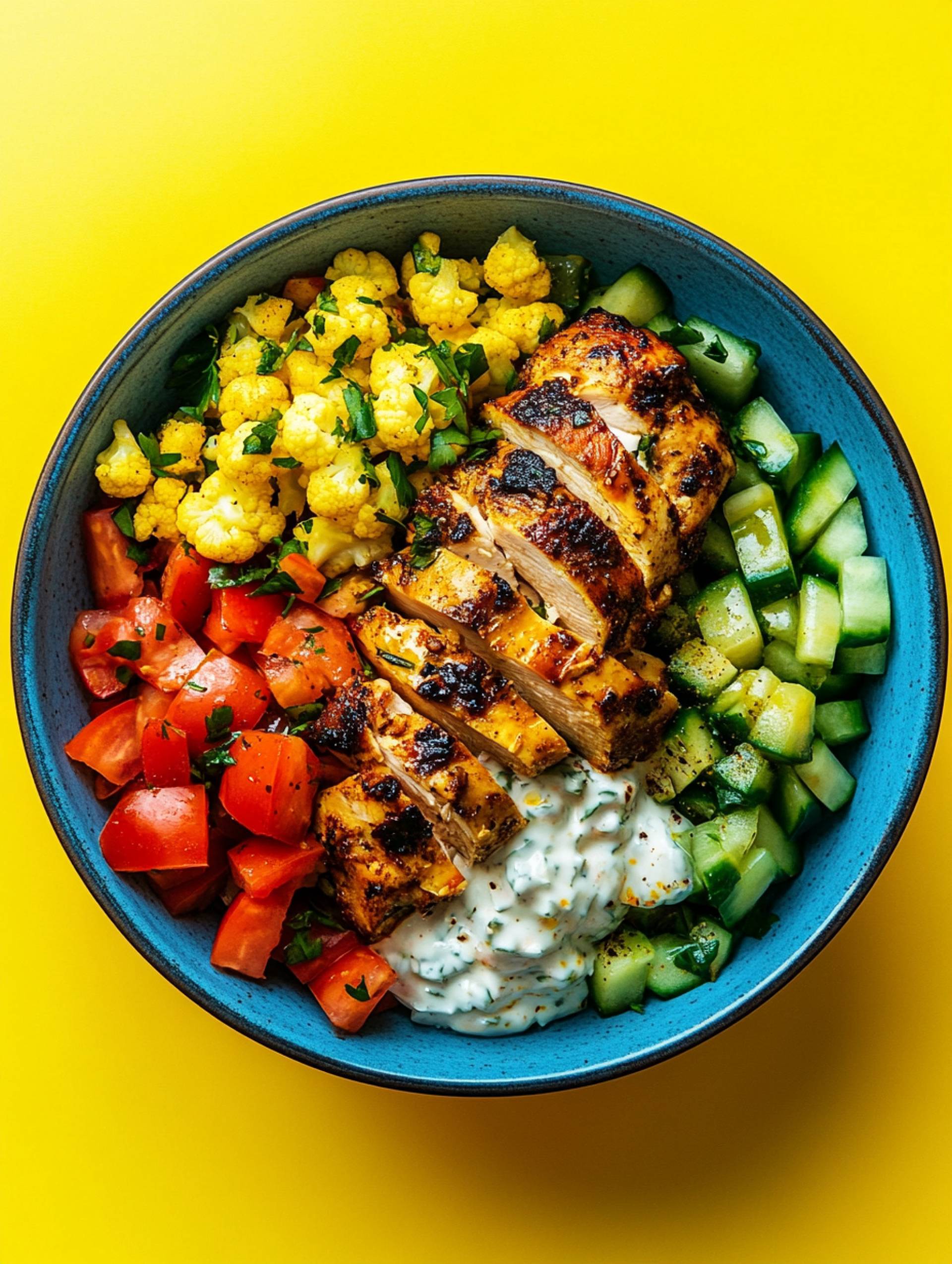 Chicken Shawarma Bowl [Low Carb]