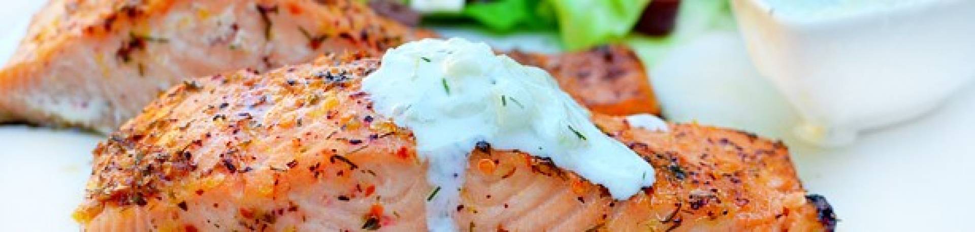 Mediterranean Salmon [Rosemary Garlic Potatoes]