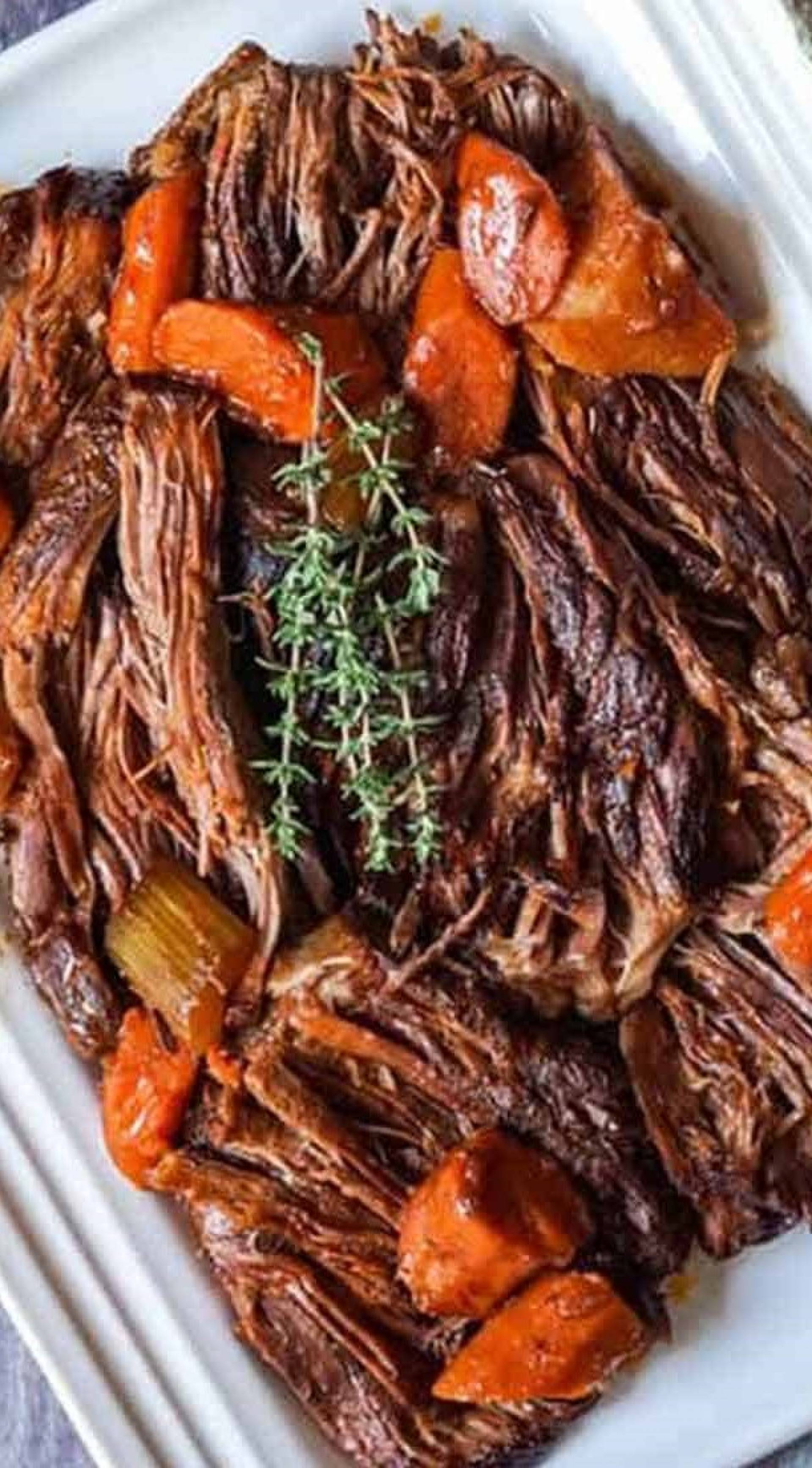 Pot Roast [Rosemary Roasted Potatoes]