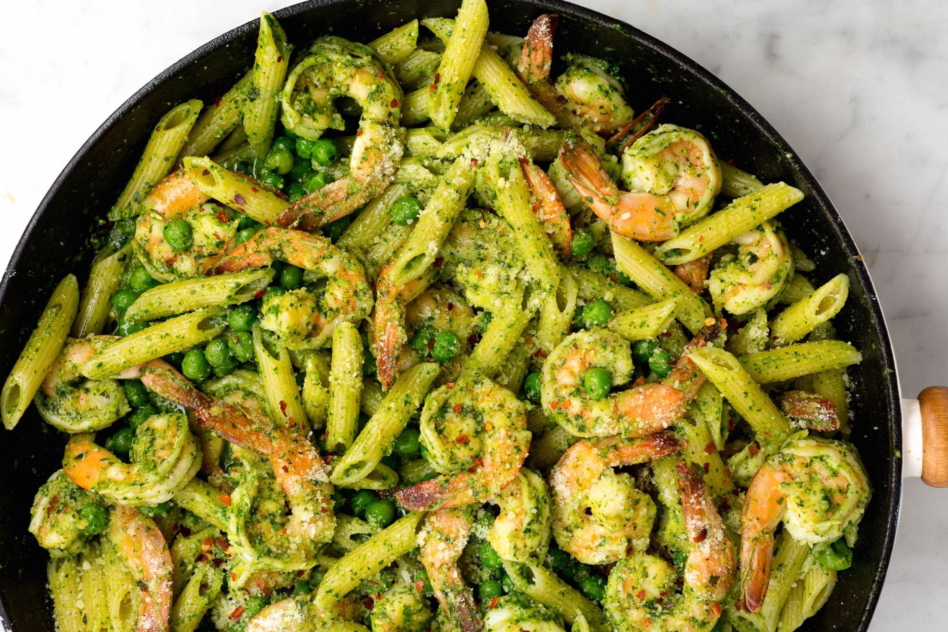 Pesto Shrimp Pasta