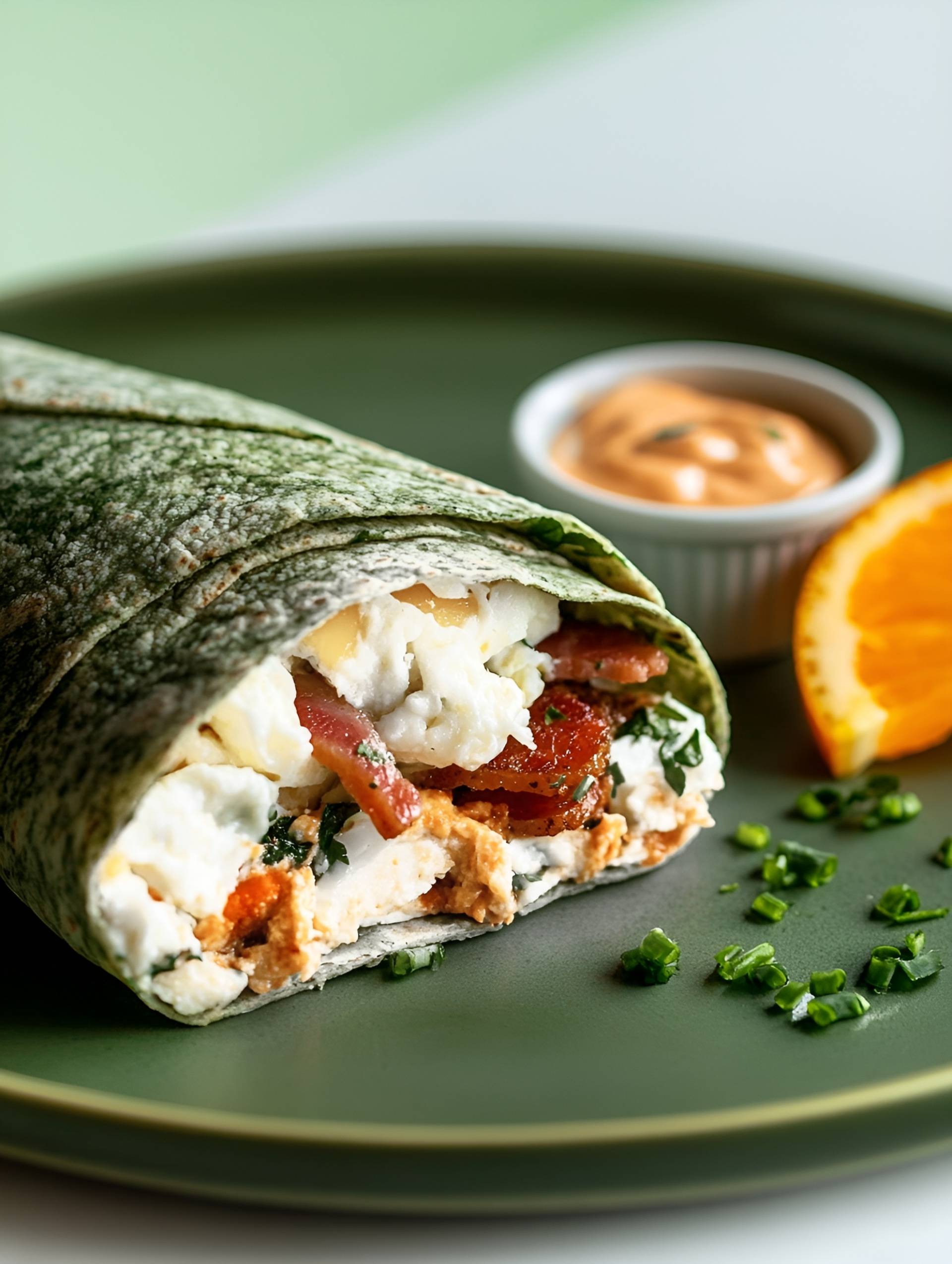 Turkey Bacon Breakfast Burrito
