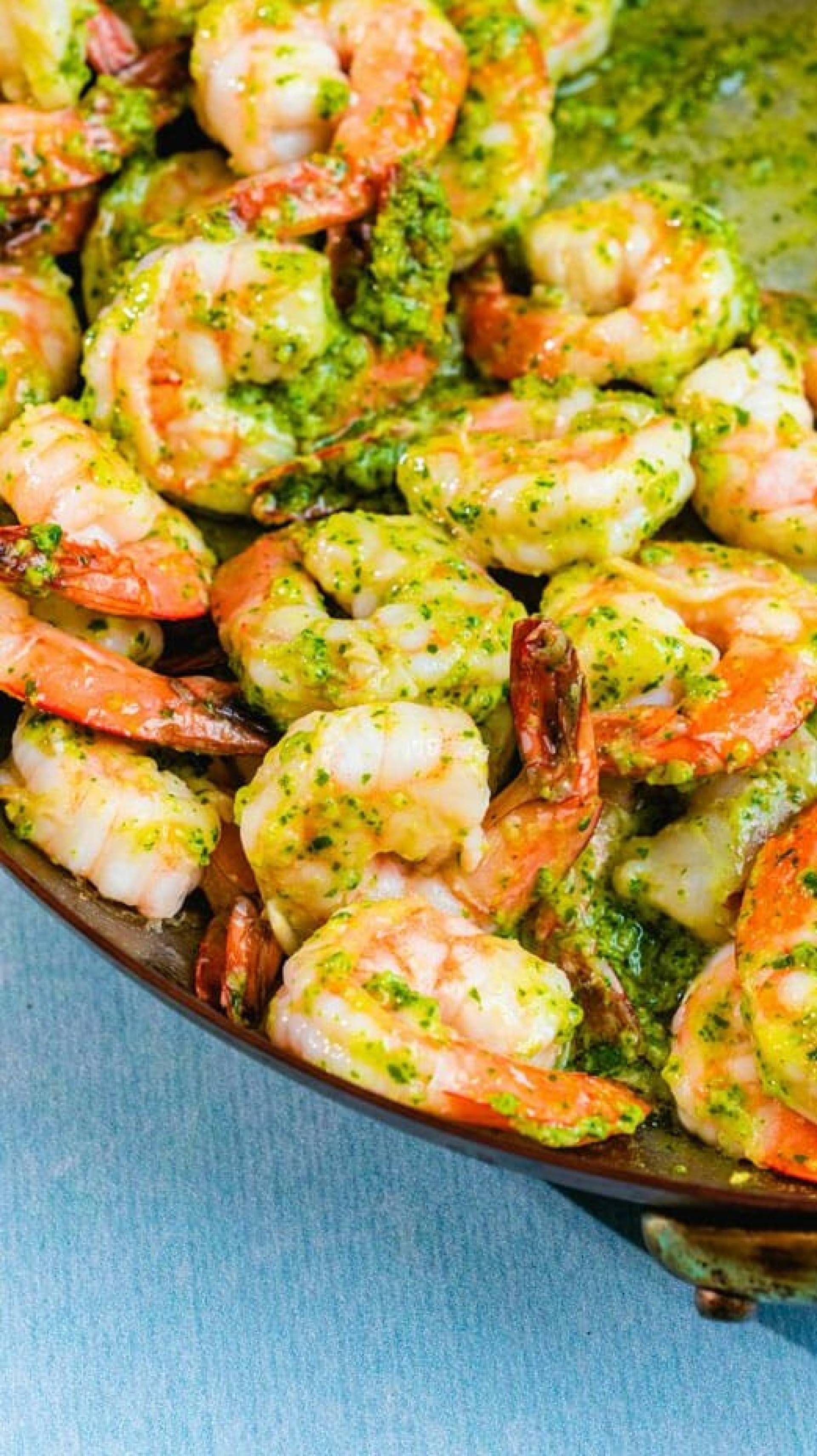 Pesto Shrimp Pasta [Low Carb]