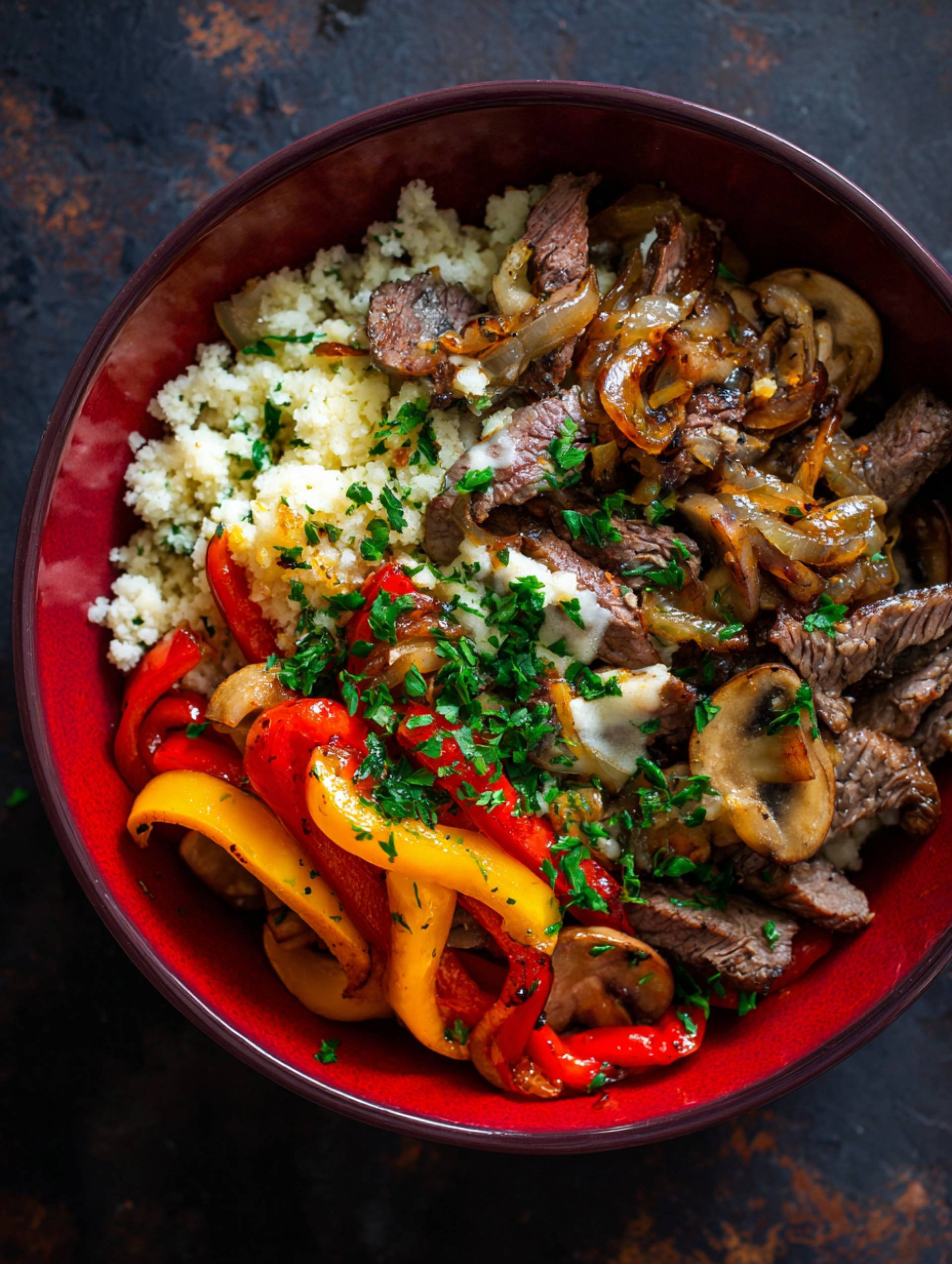 Cheesesteak Bowl [Low Carb]