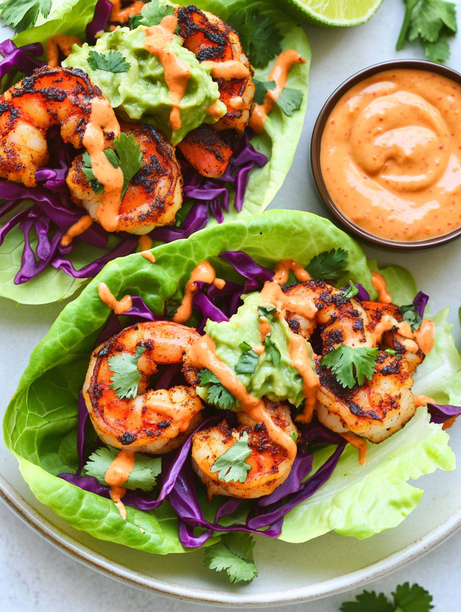 Blackened Shrimp Tacos [Low Carb]