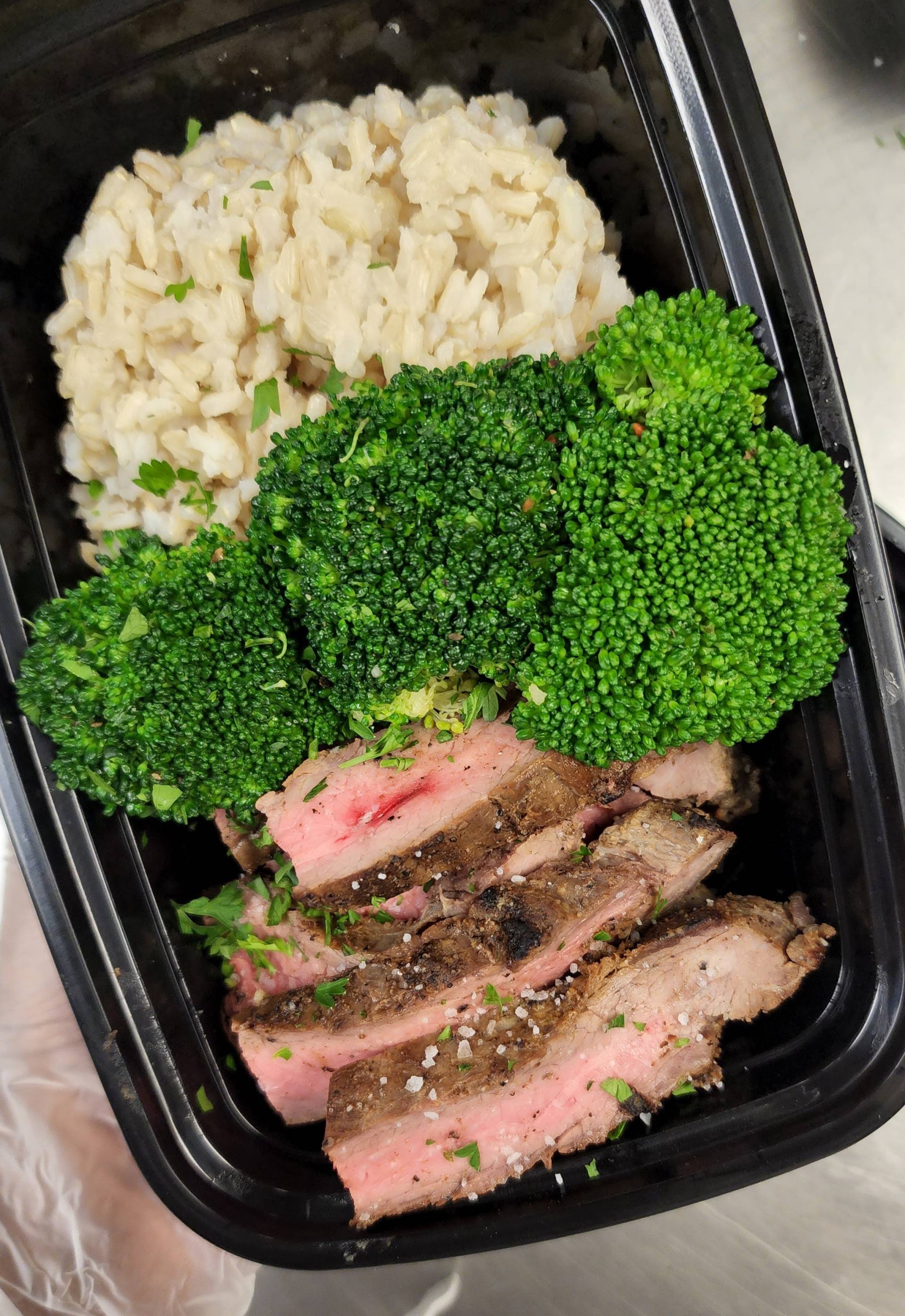 Grilled Steak & Brown Rice