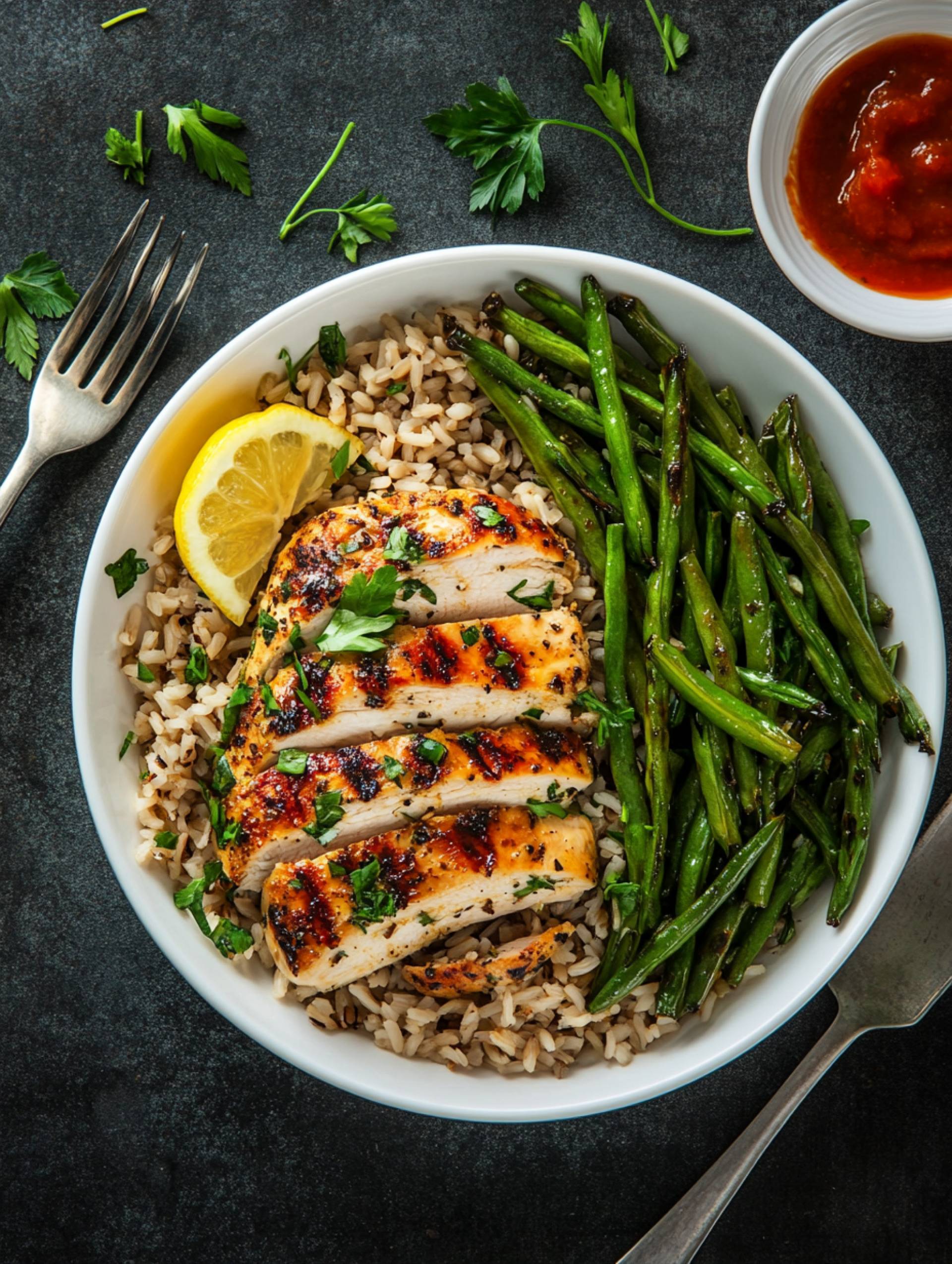 Grilled Chicken & Brown Rice