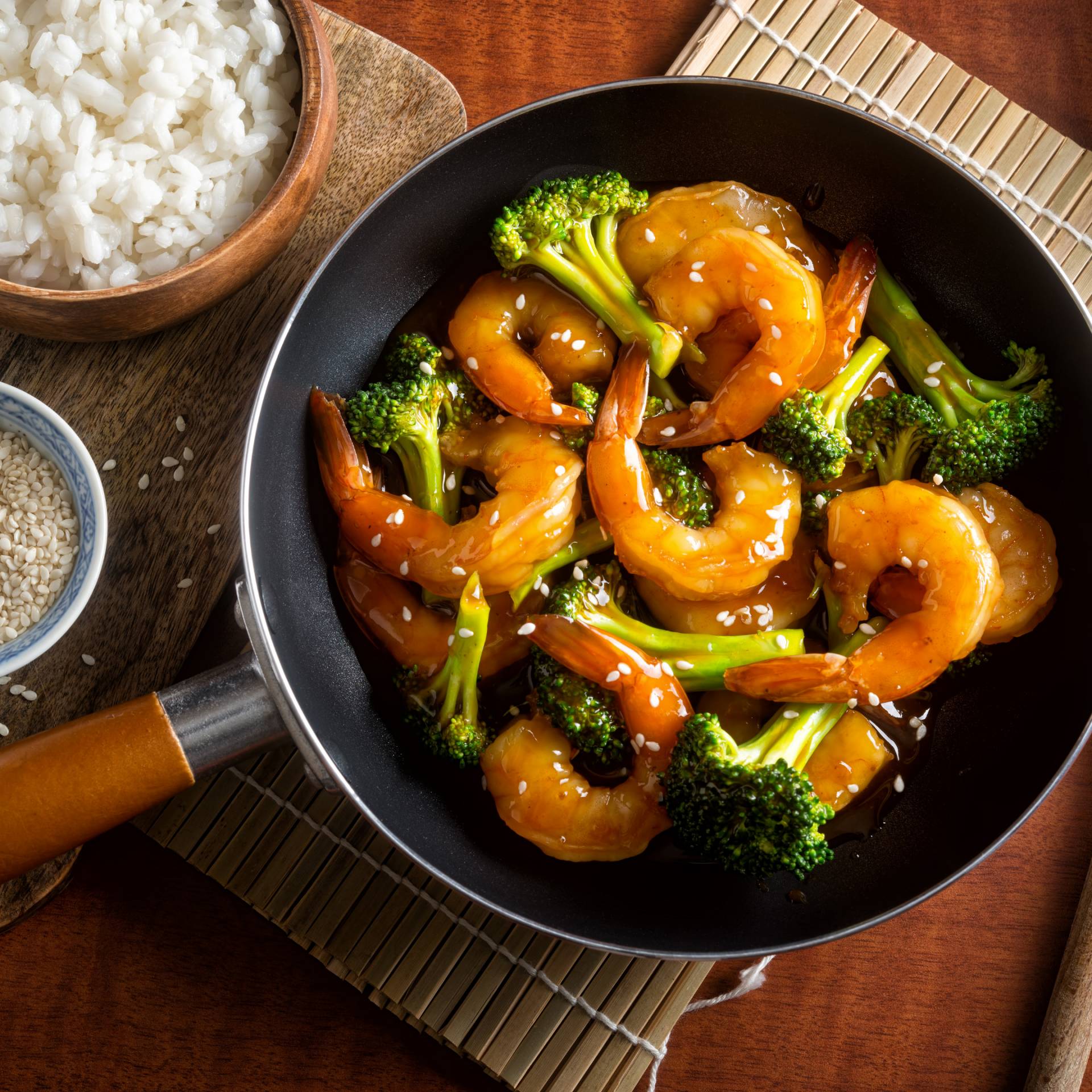 Teriyaki Shrimp Bowl