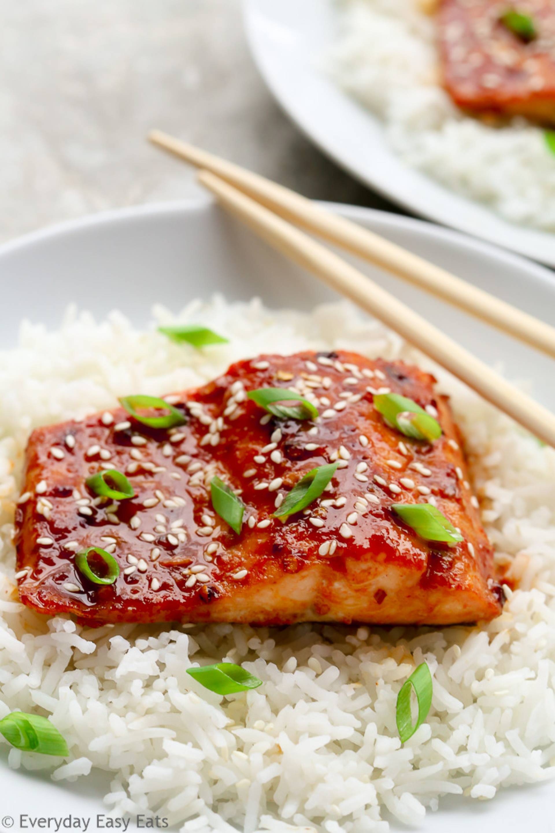 Honey Sriracha Salmon