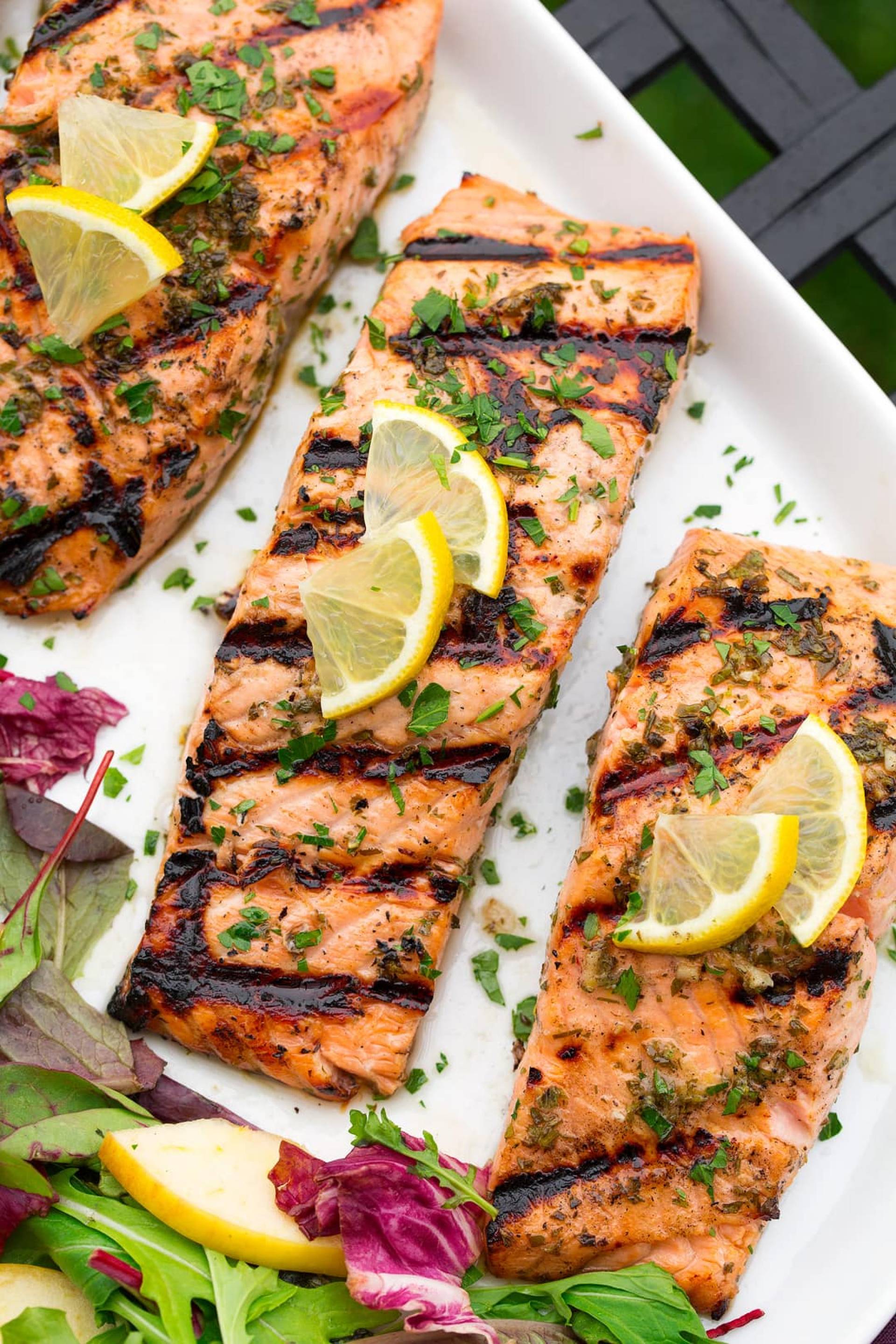 Lemon Garlic Salmon [Low Carb]